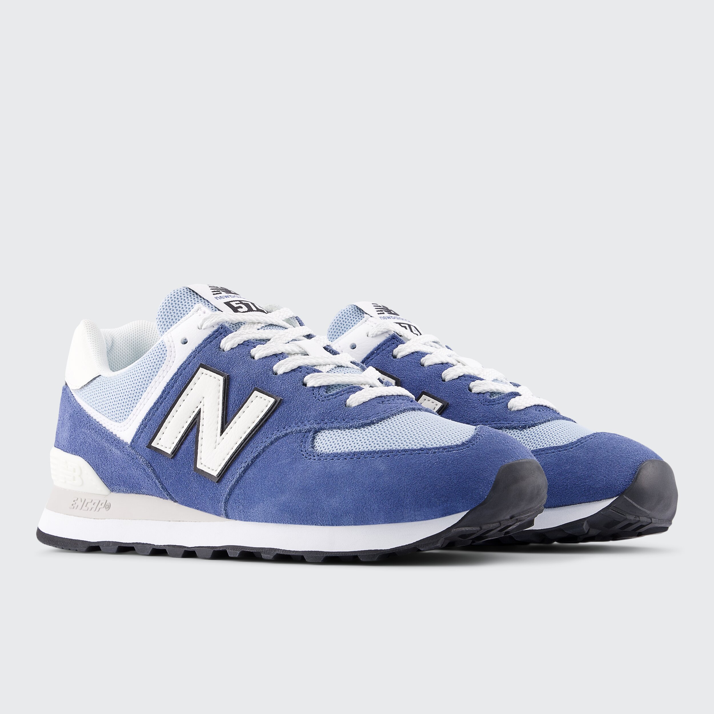 Sapatilhas Casual de Mulher 574 Azul / Cinzento-4