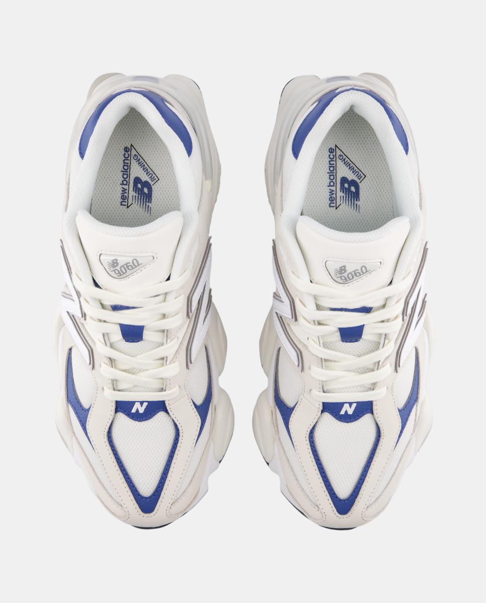 Sapatilhas Casual de Mulher 9060 Branco / Azul-3
