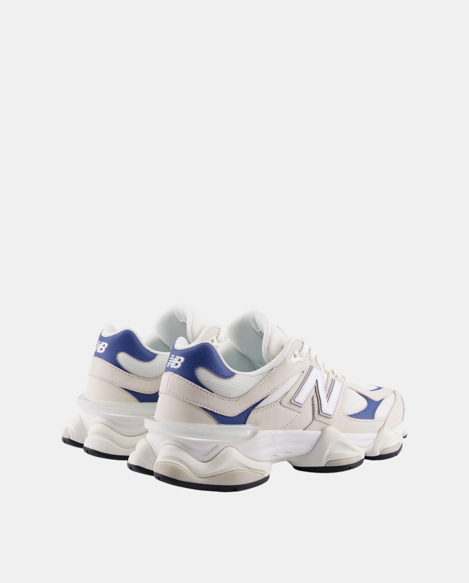 Sapatilhas Casual de Mulher 9060 Branco / Azul-5