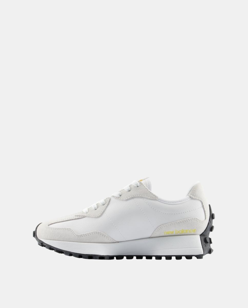 Sapatilhas Casual de mulher 327 New Balance Branco/Amarelo-4