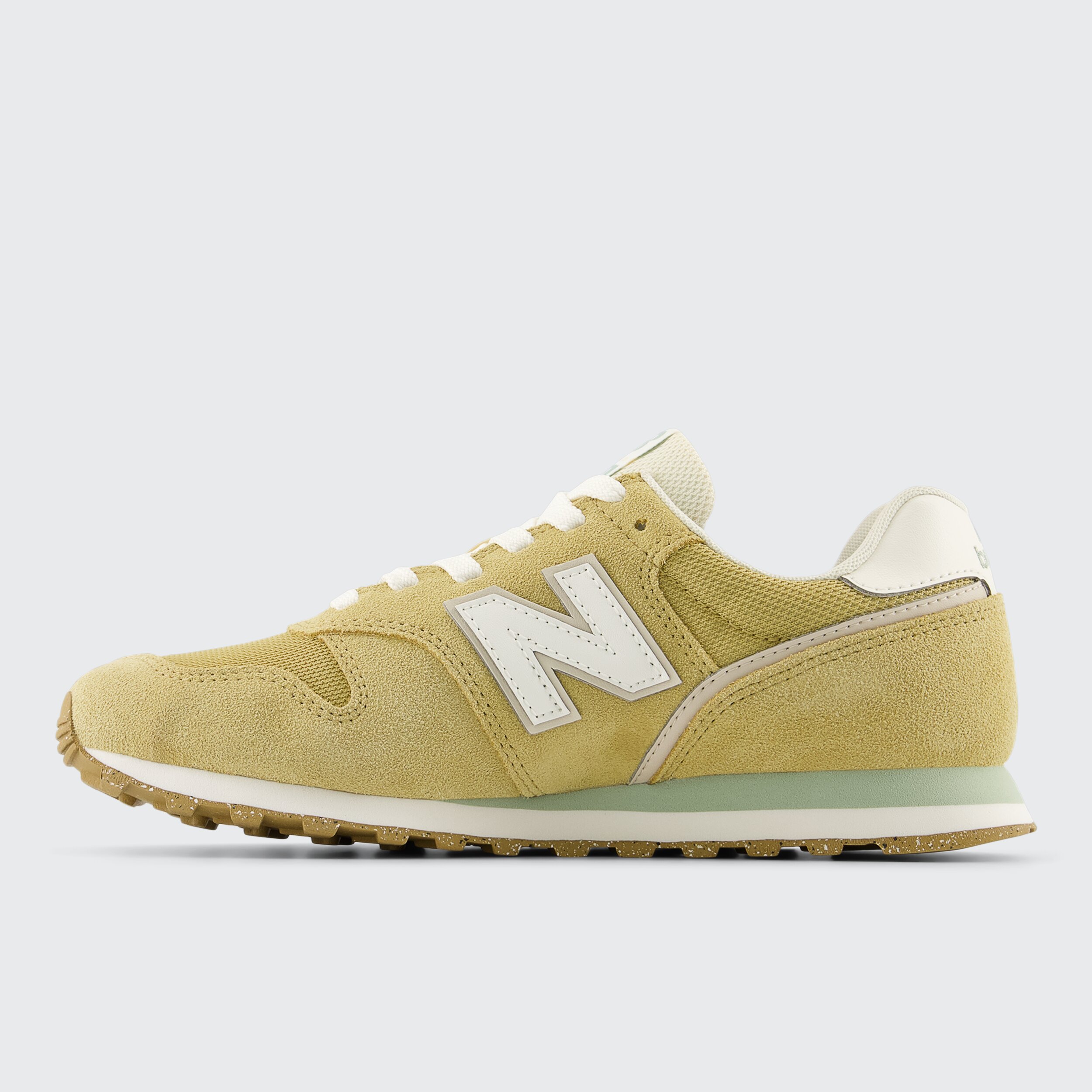 Sapatilhas Casual de Mulher 373 v2 Castanho-claro-2