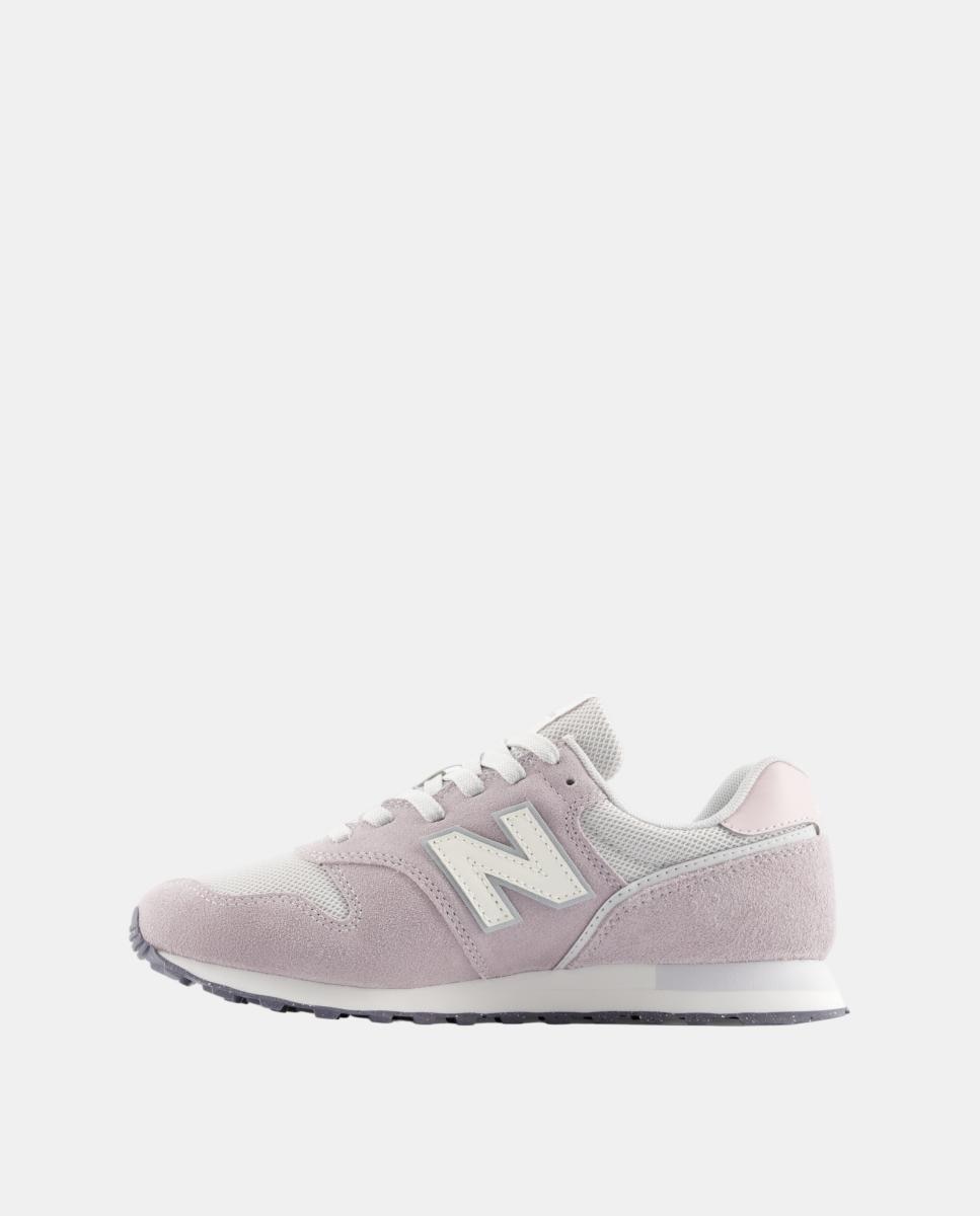 Sapatilhas Casual de Mulher 373 v2 Cinzento / Rosa-3