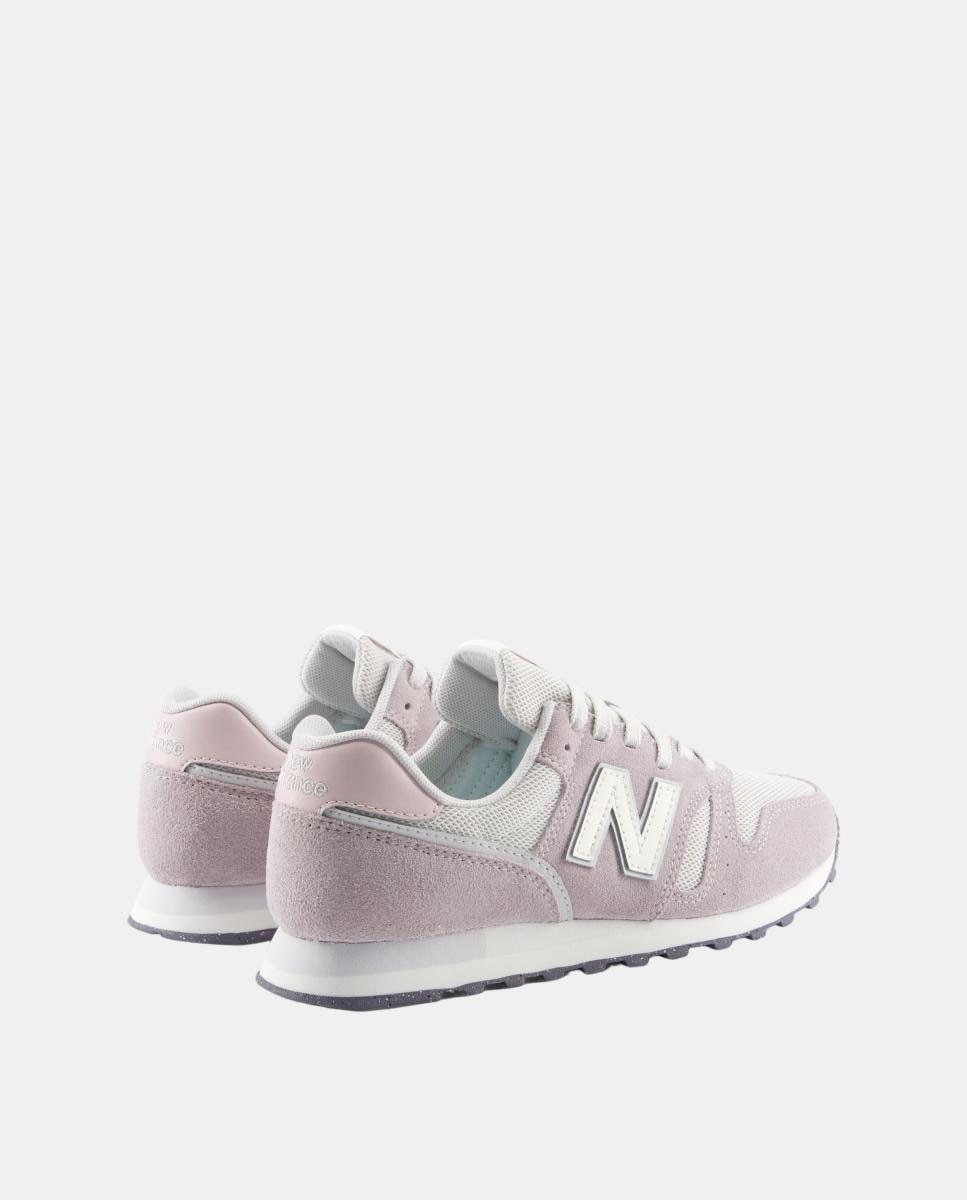 Sapatilhas Casual de Mulher 373 v2 Cinzento / Rosa-4