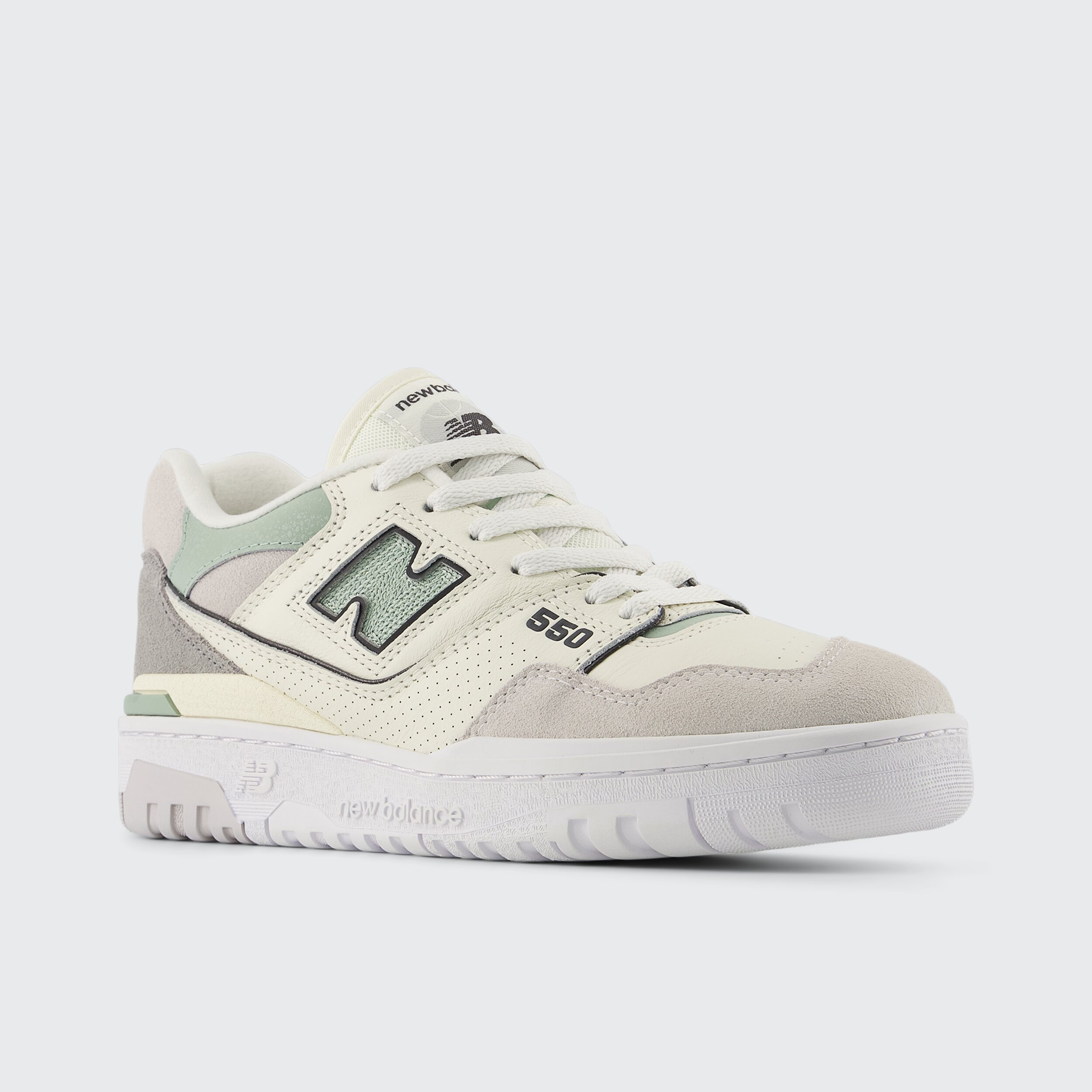 Sapatilhas Casual de Mulher 550 Branco / Cinzento-4