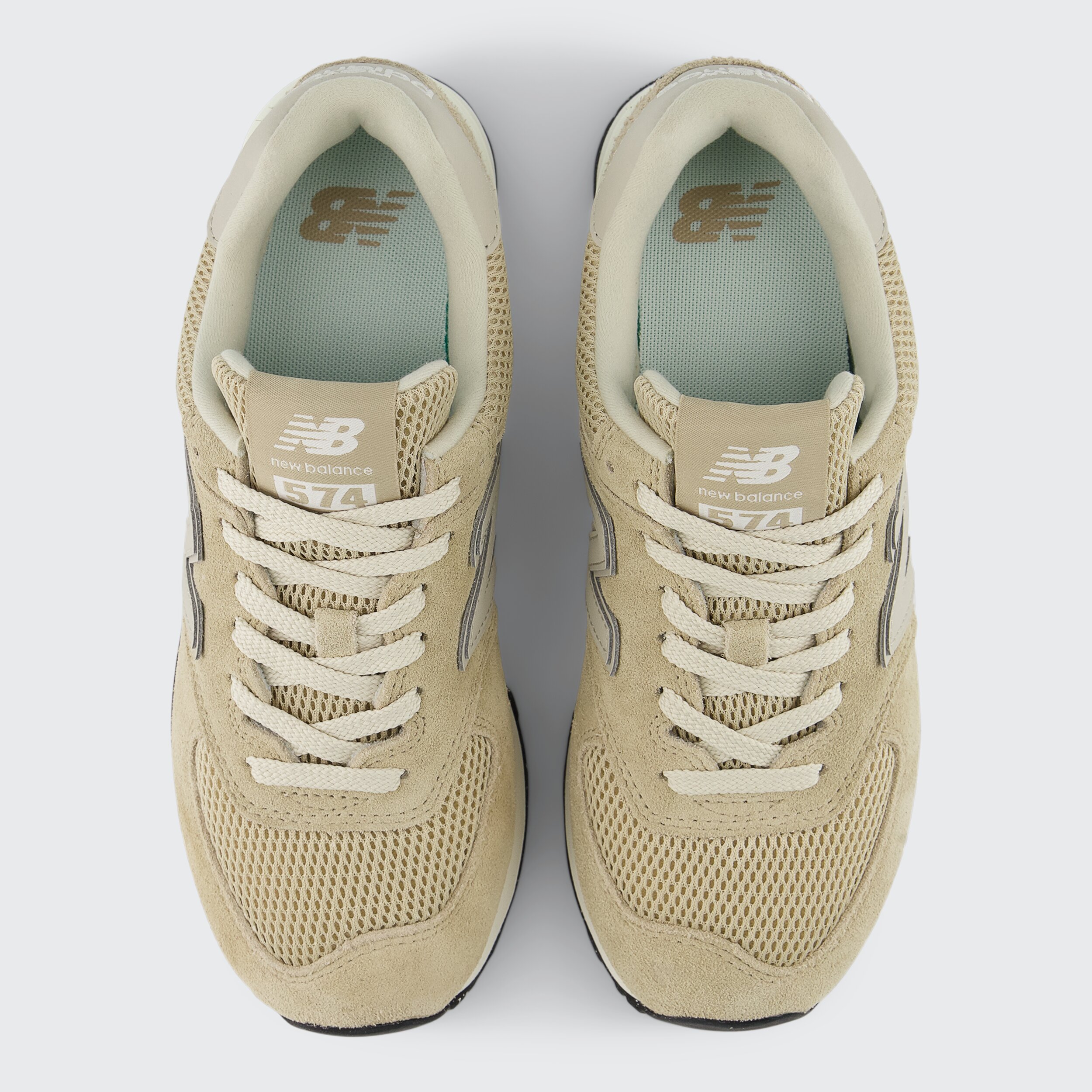 Sapatilhas Casual de Mulher 574 Bege-3