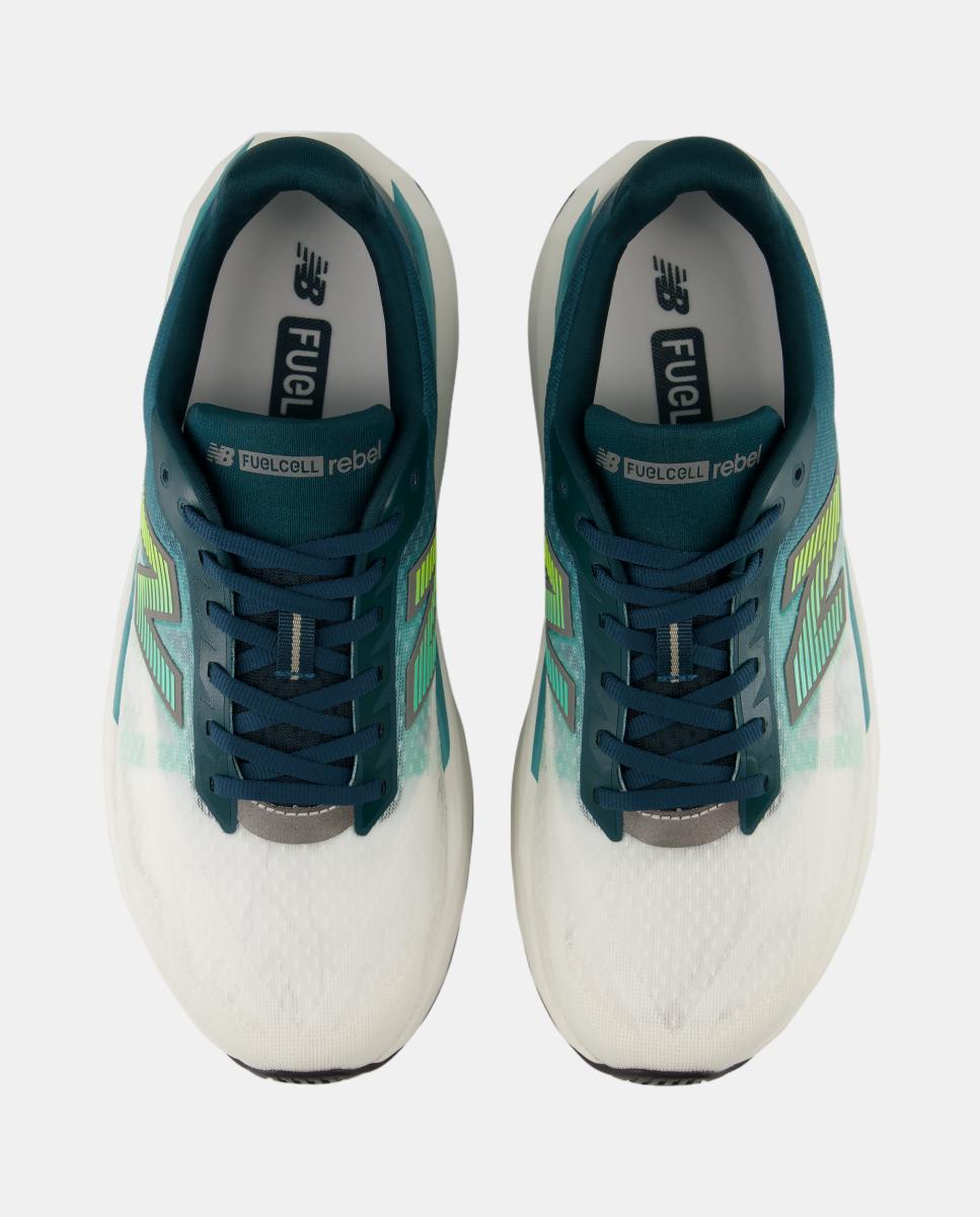 Sapatilhas de Running de homem FuelCell Rebel v5 New Balance Branco / Azul-4