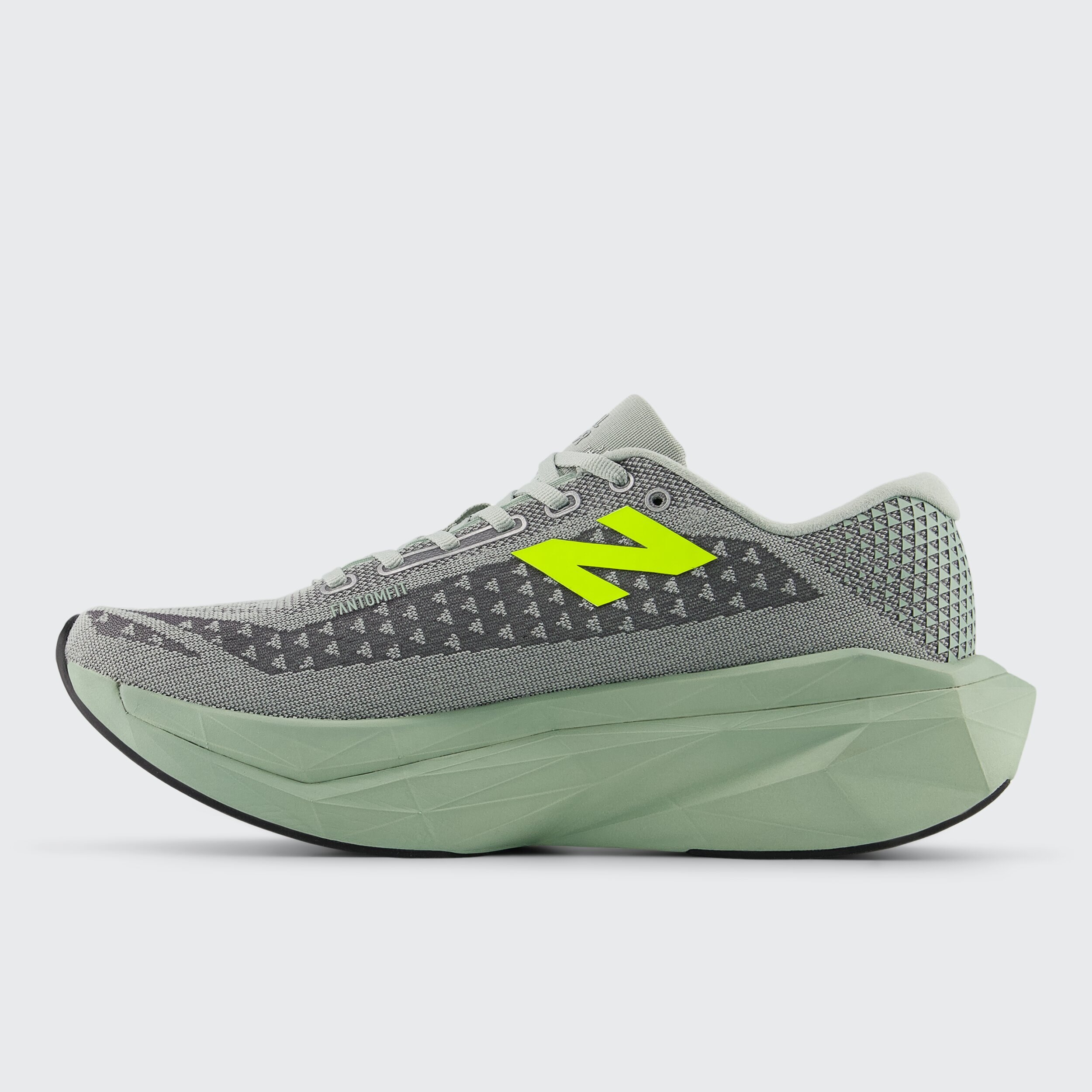 Sapatilhas de Running de Homem FuelCell SuperComp Trainer v3 Cinzento/Verde-2