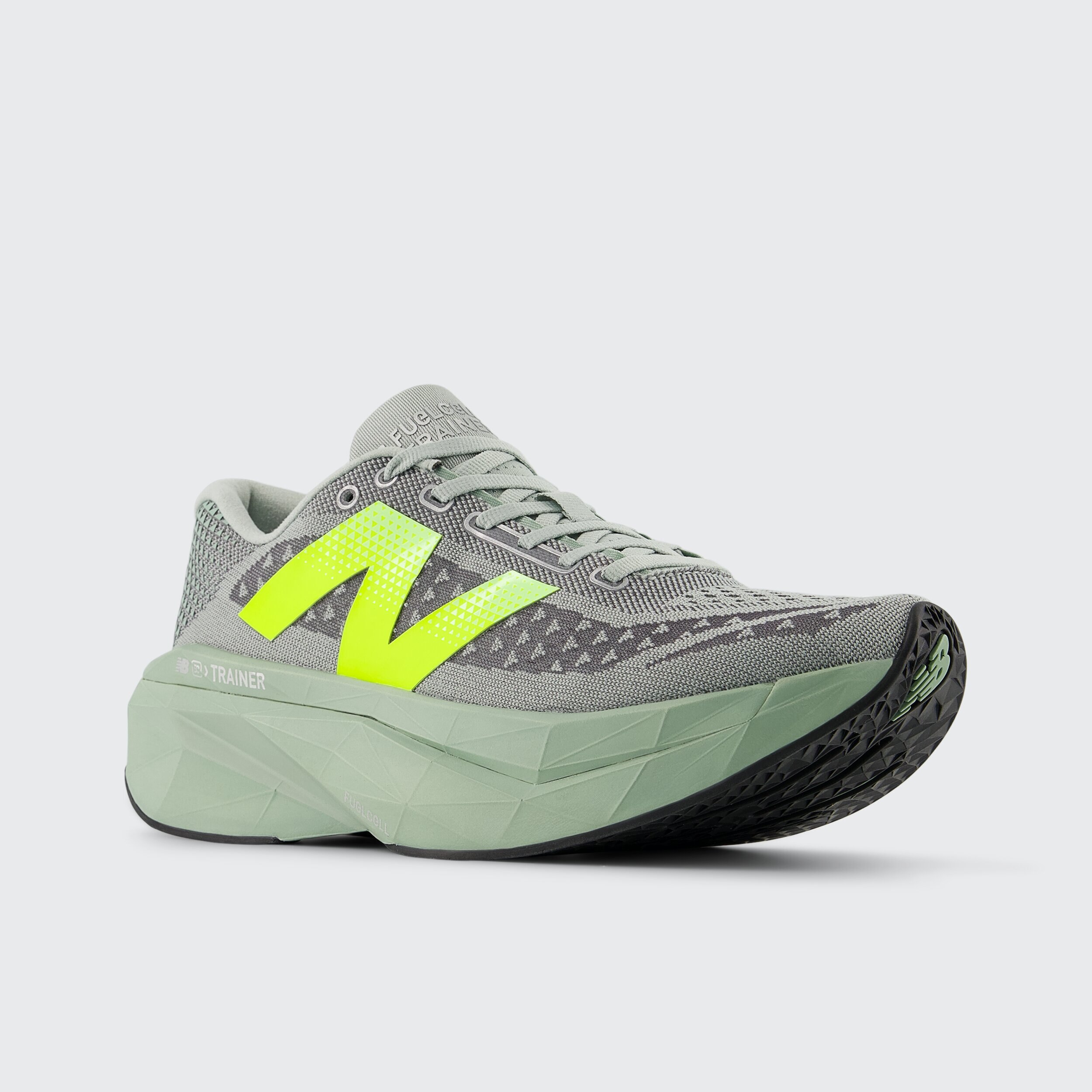 Sapatilhas de Running de Homem FuelCell SuperComp Trainer v3 Cinzento/Verde-4