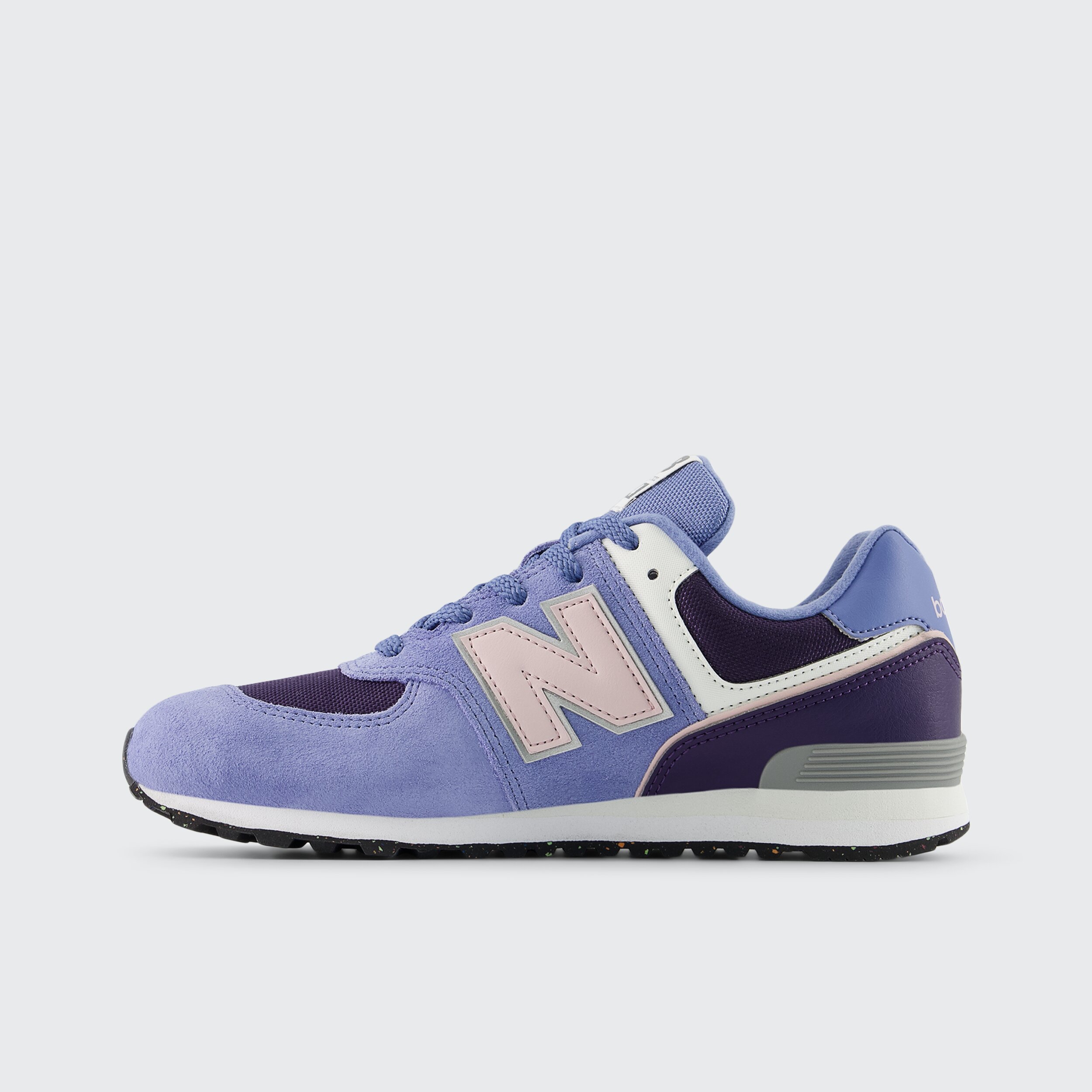 Sapatilhas Casual de Criança 574 Lace Roxo-2