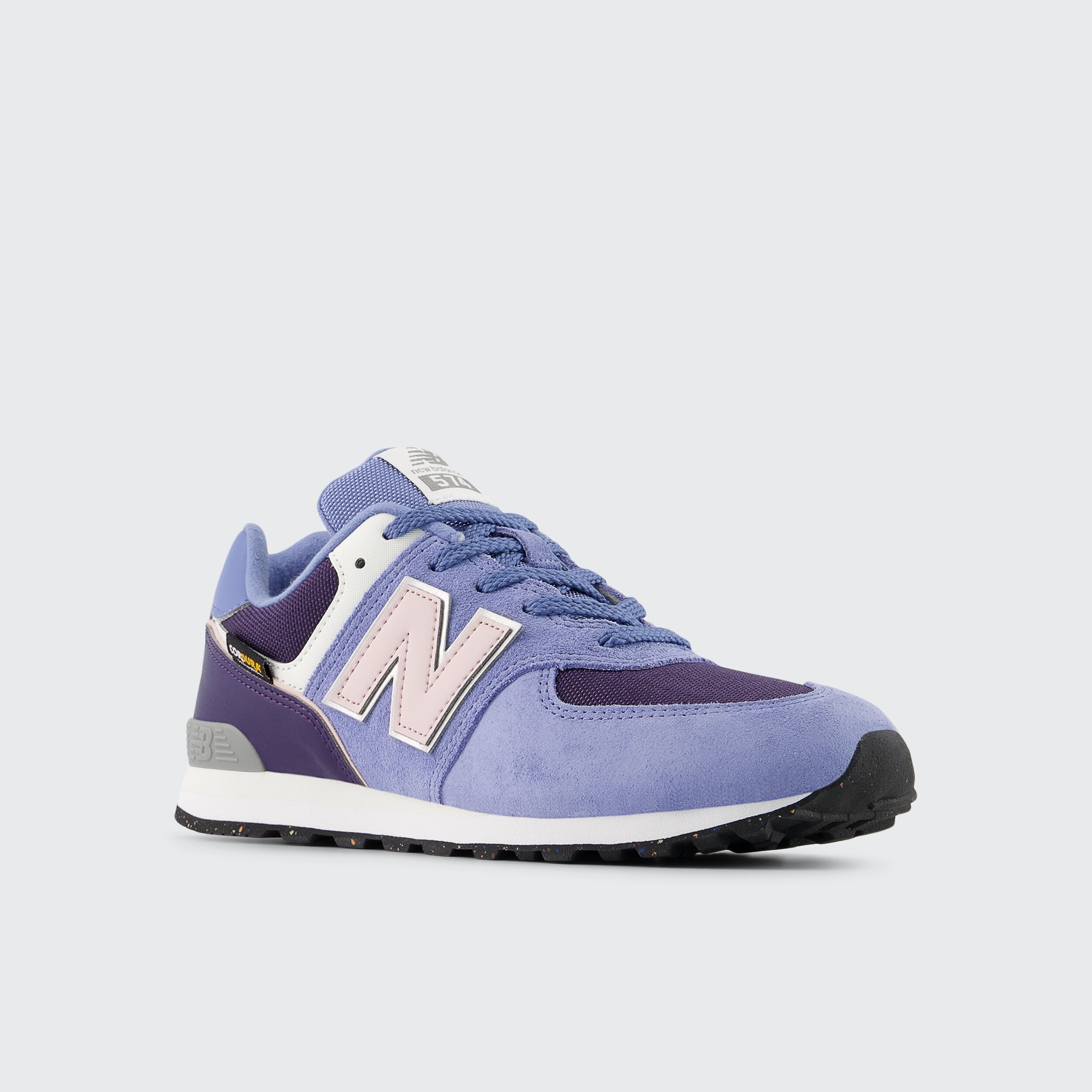 Sapatilhas Casual de Criança 574 Lace Roxo-4