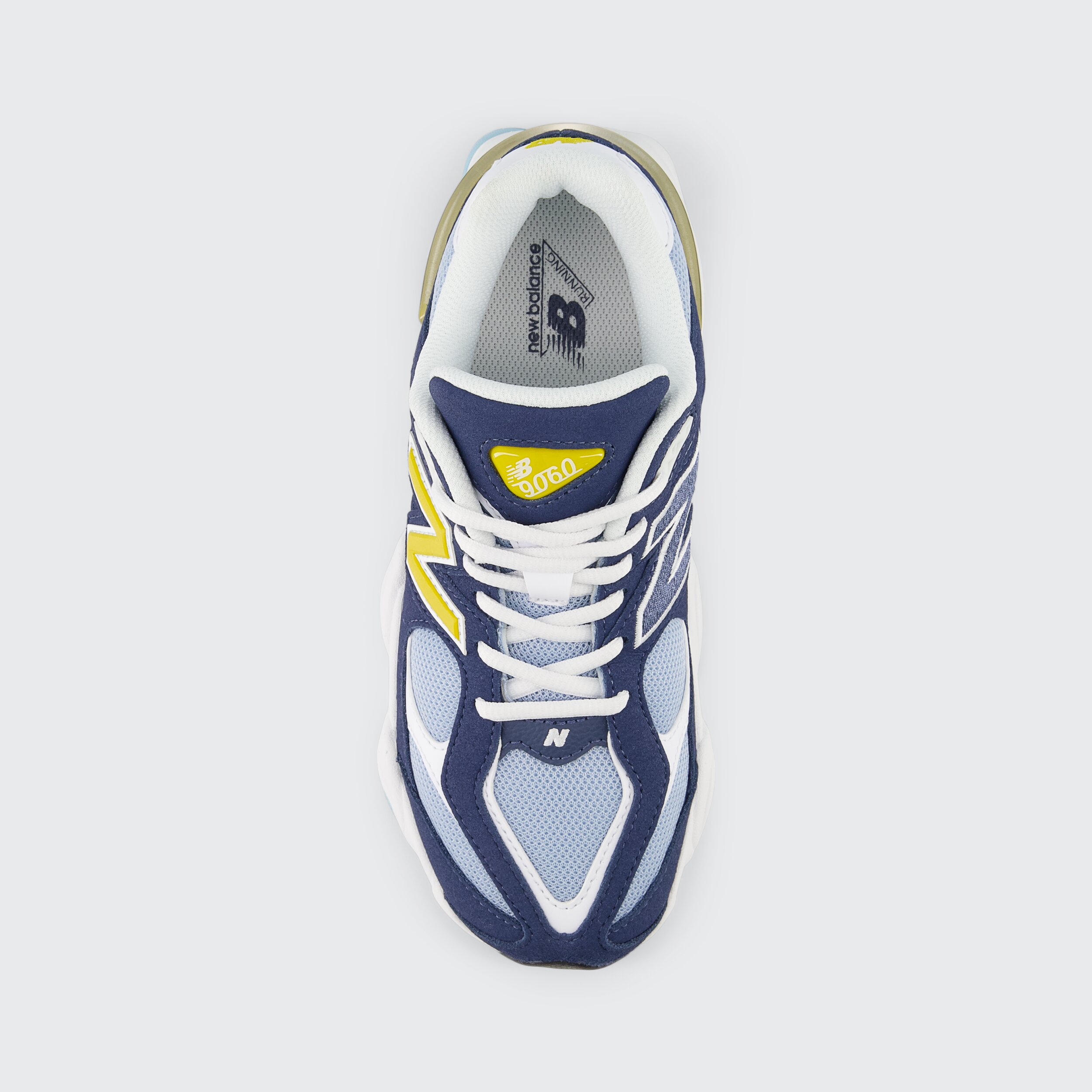 Sapatilhas Casual de Criança 9060 Lace Azul-3