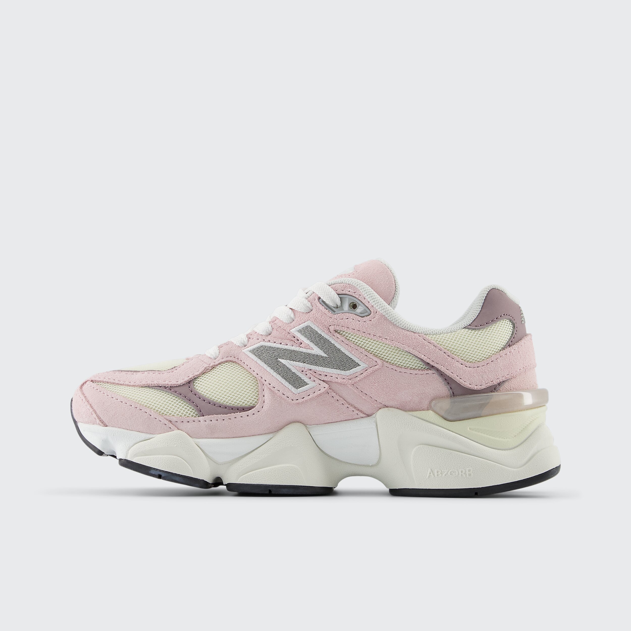 Sapatilhas Casual de Criança 9060 Lace Rosa-2
