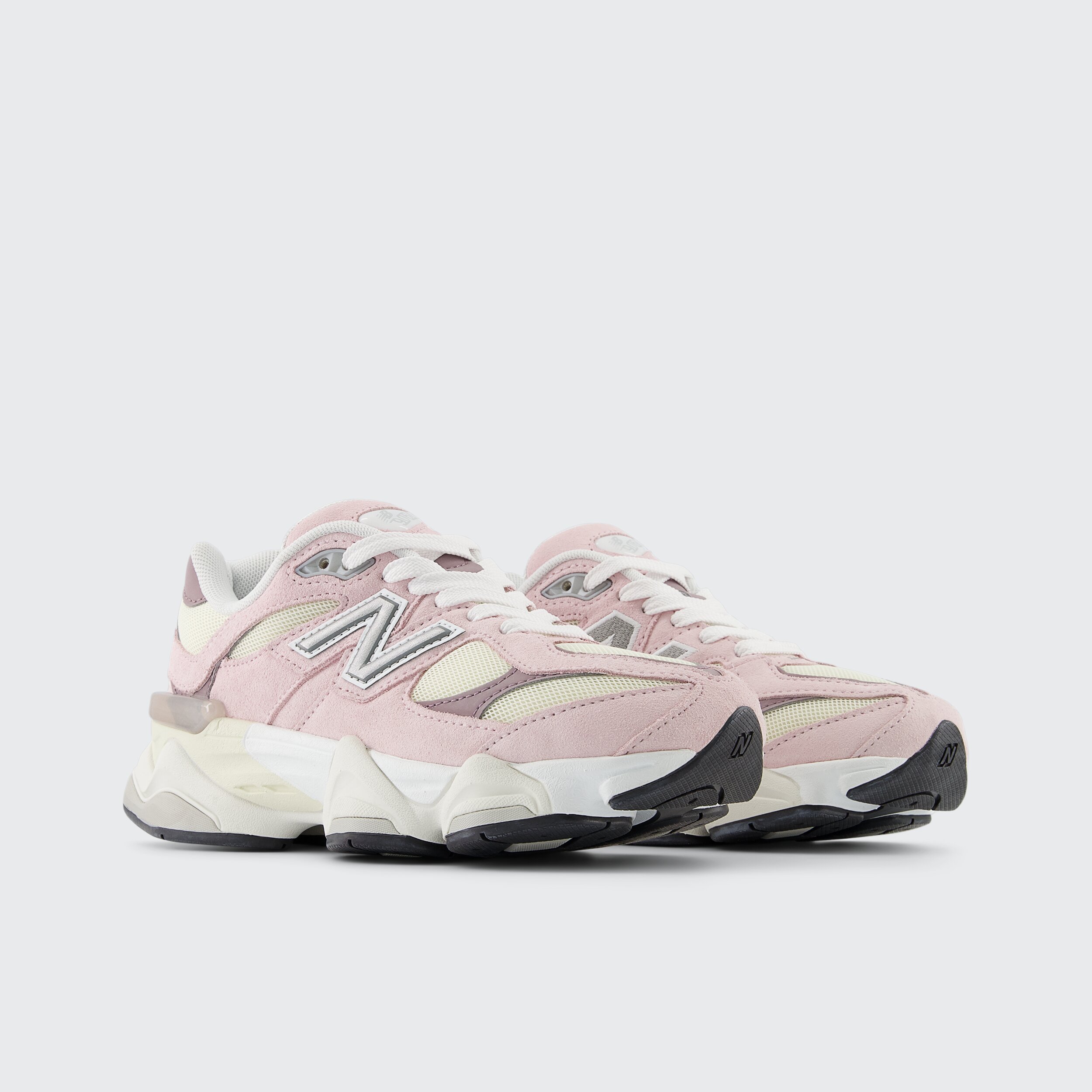 Sapatilhas Casual de Criança 9060 Lace Rosa-4