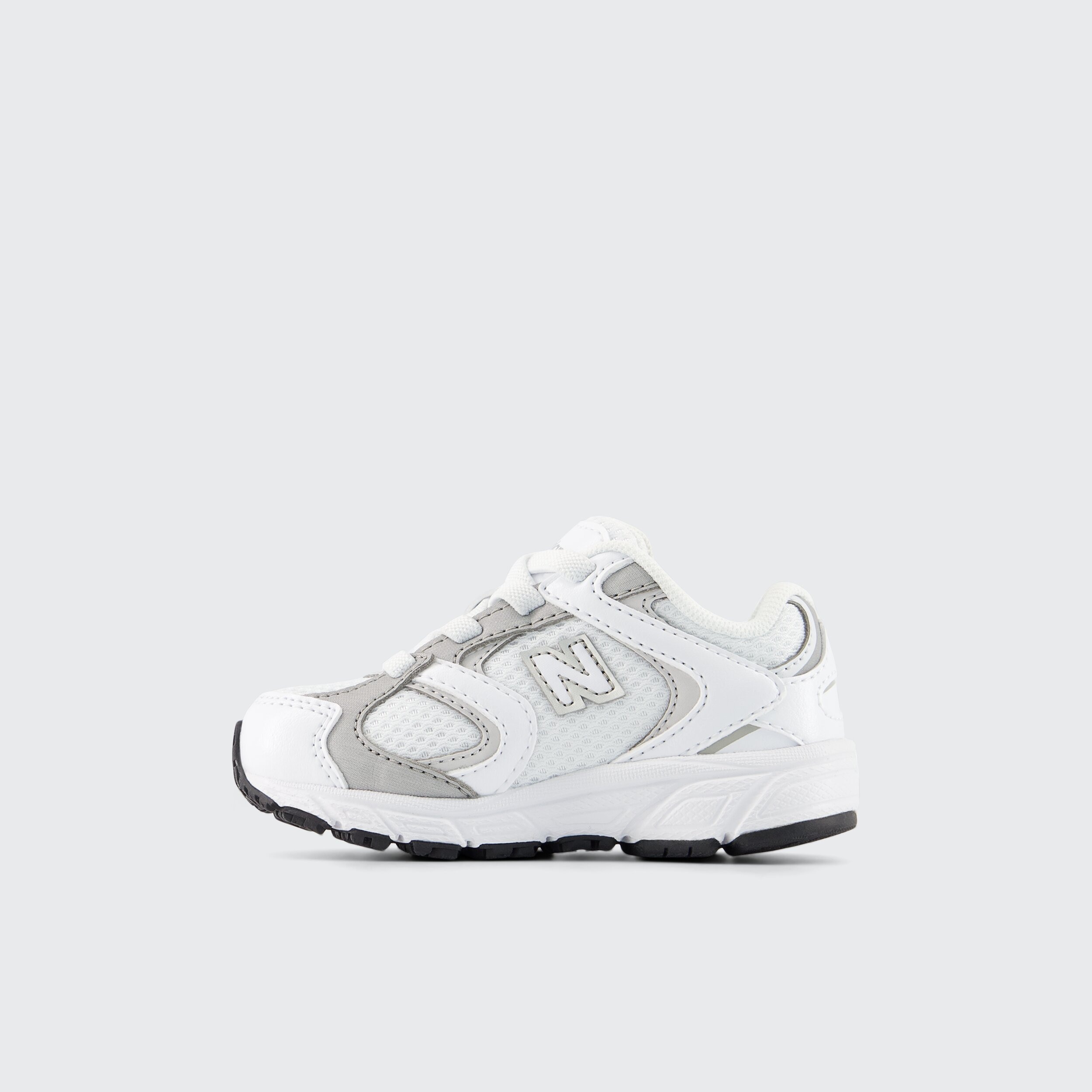 Sapatilhas Casual de Bebé 408 Bungee Lace Branco / Cinzento-2