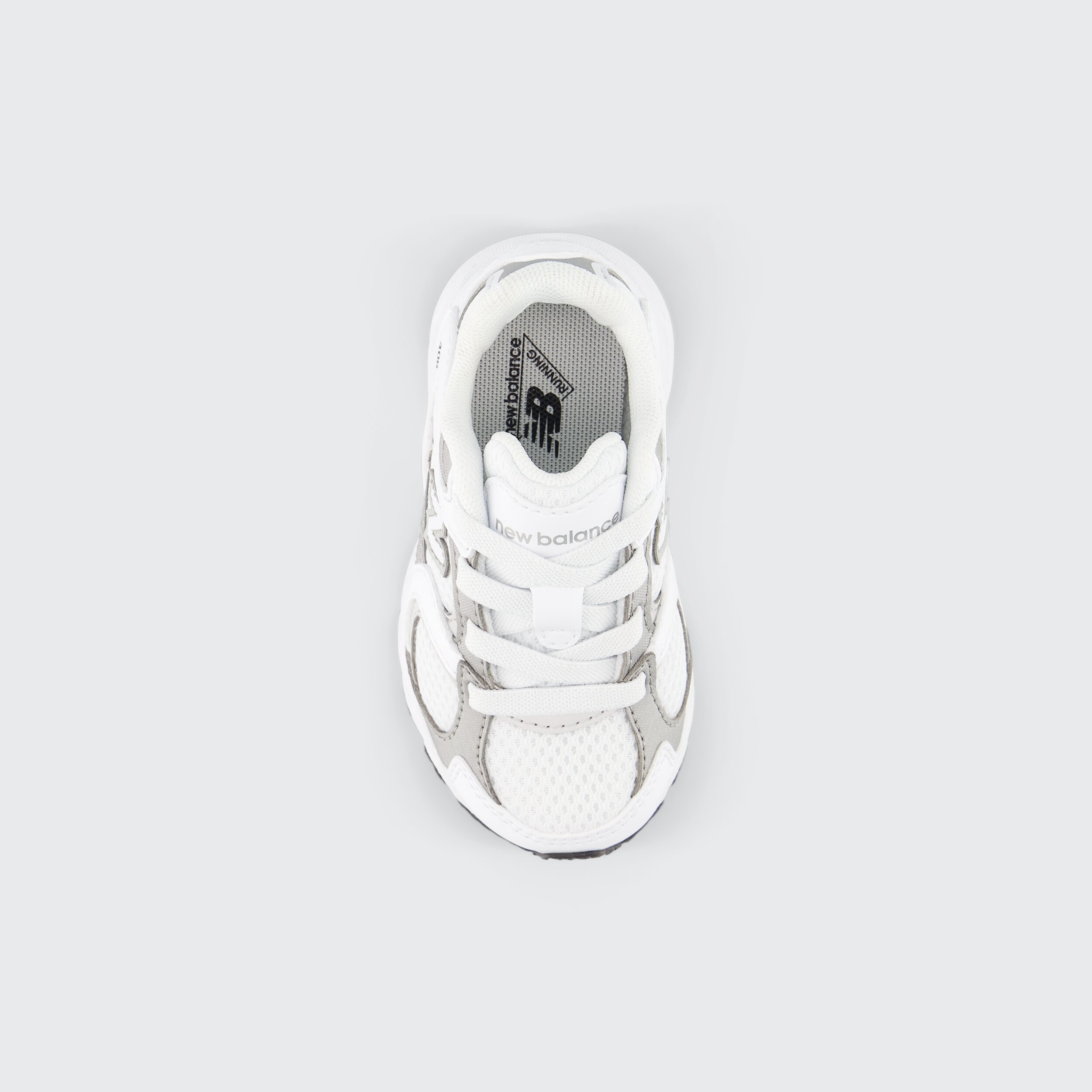 Sapatilhas Casual de Bebé 408 Bungee Lace Branco / Cinzento-3