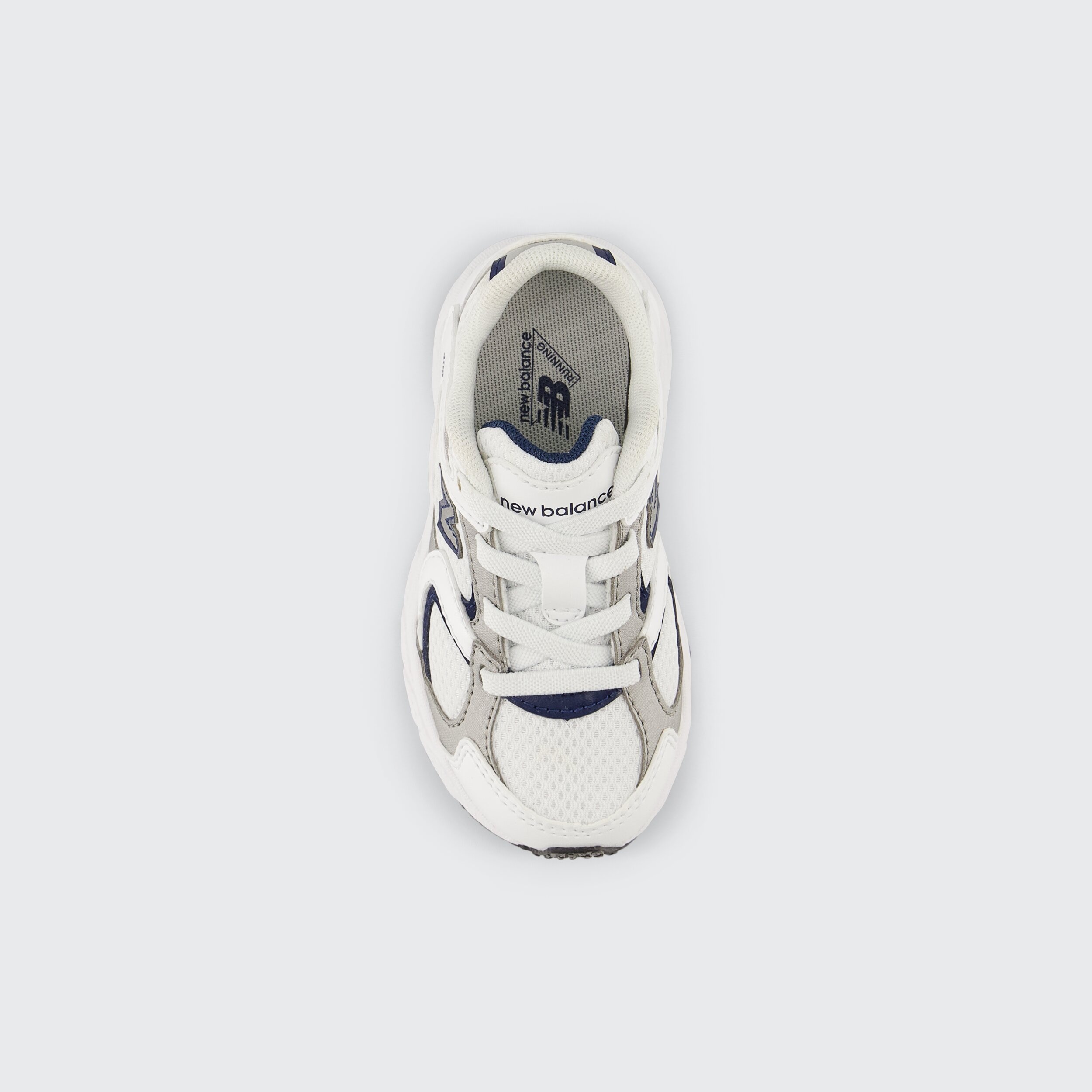 Sapatilhas Casual de Bebé 408 Bungee Lace Branco / Cinzento-3