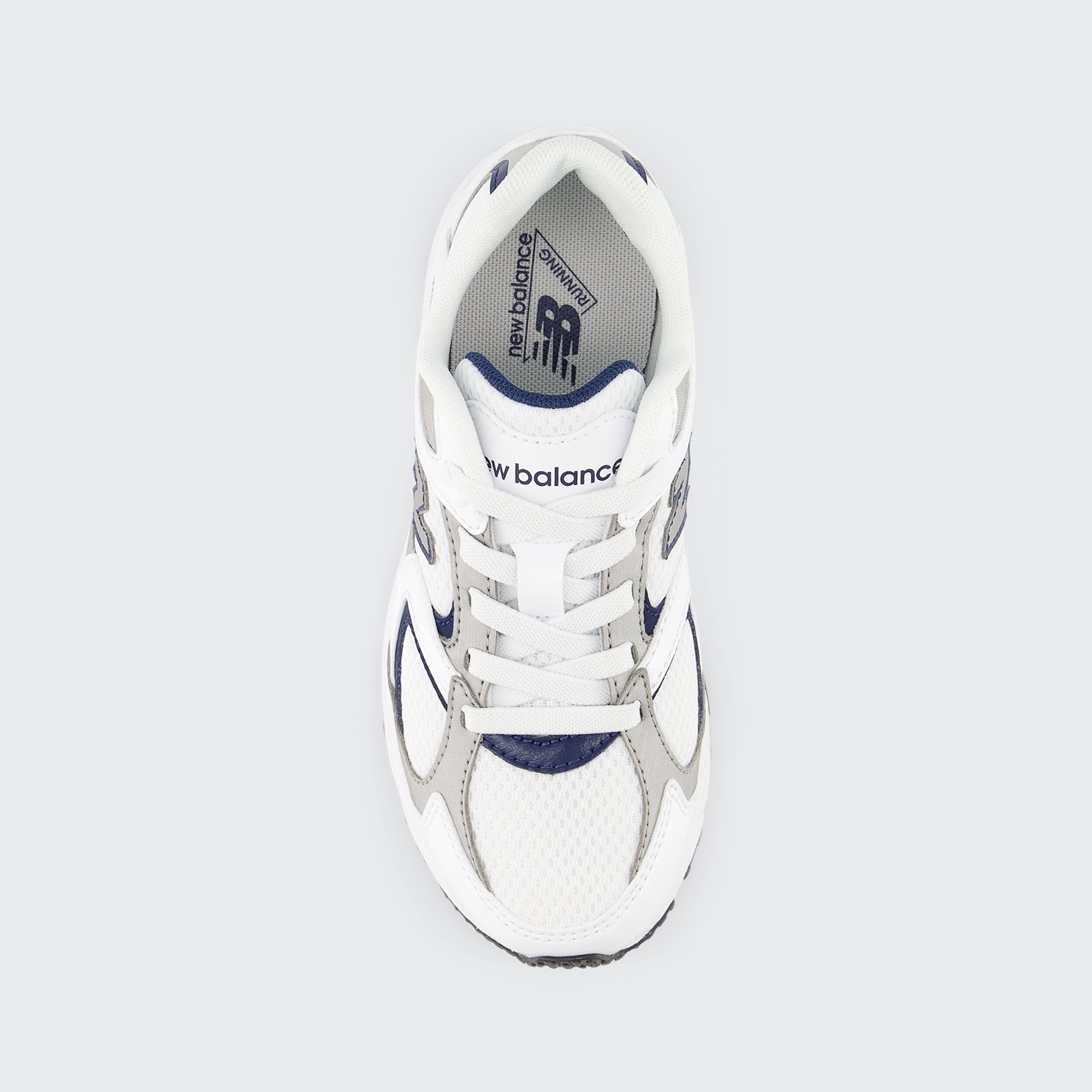 Sapatilhas Casual de Criança 408 Bungee Lace Branco / Cinzento-3