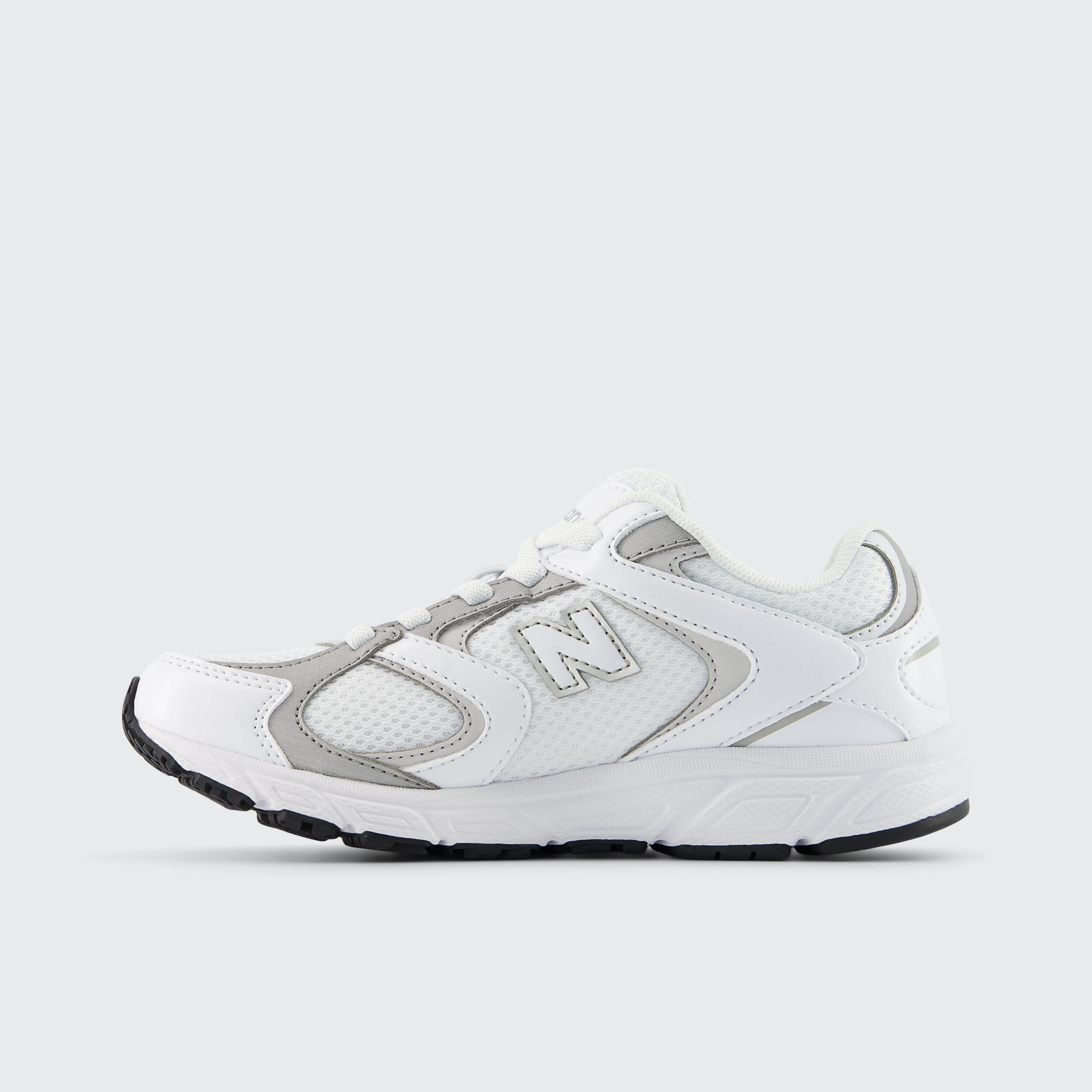 Sapatilhas Casual de Criança 408 Bungee Lace Branco / Cinzento-2
