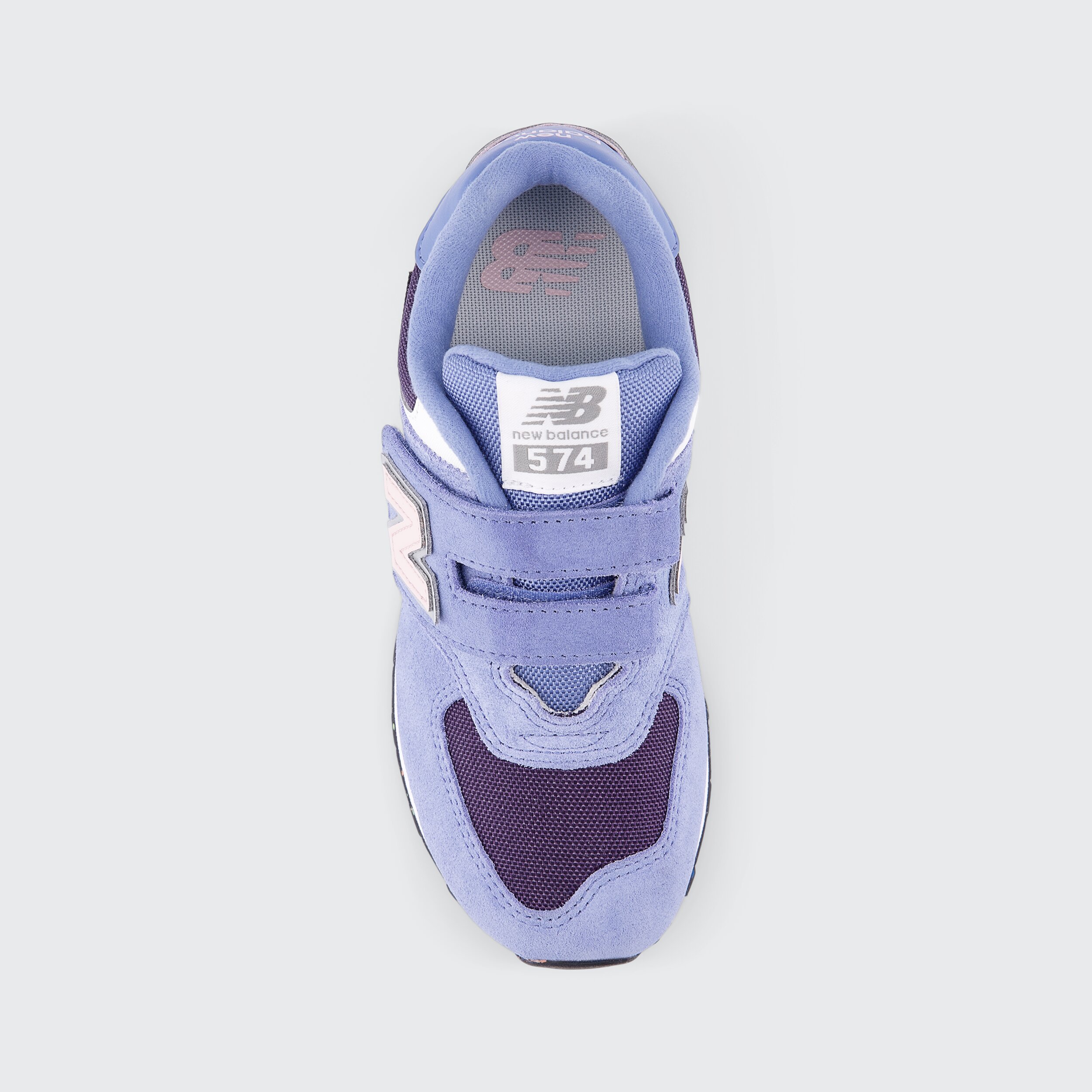 Sapatilhas Casual de Criança 574 Hook & Loop Roxo-3