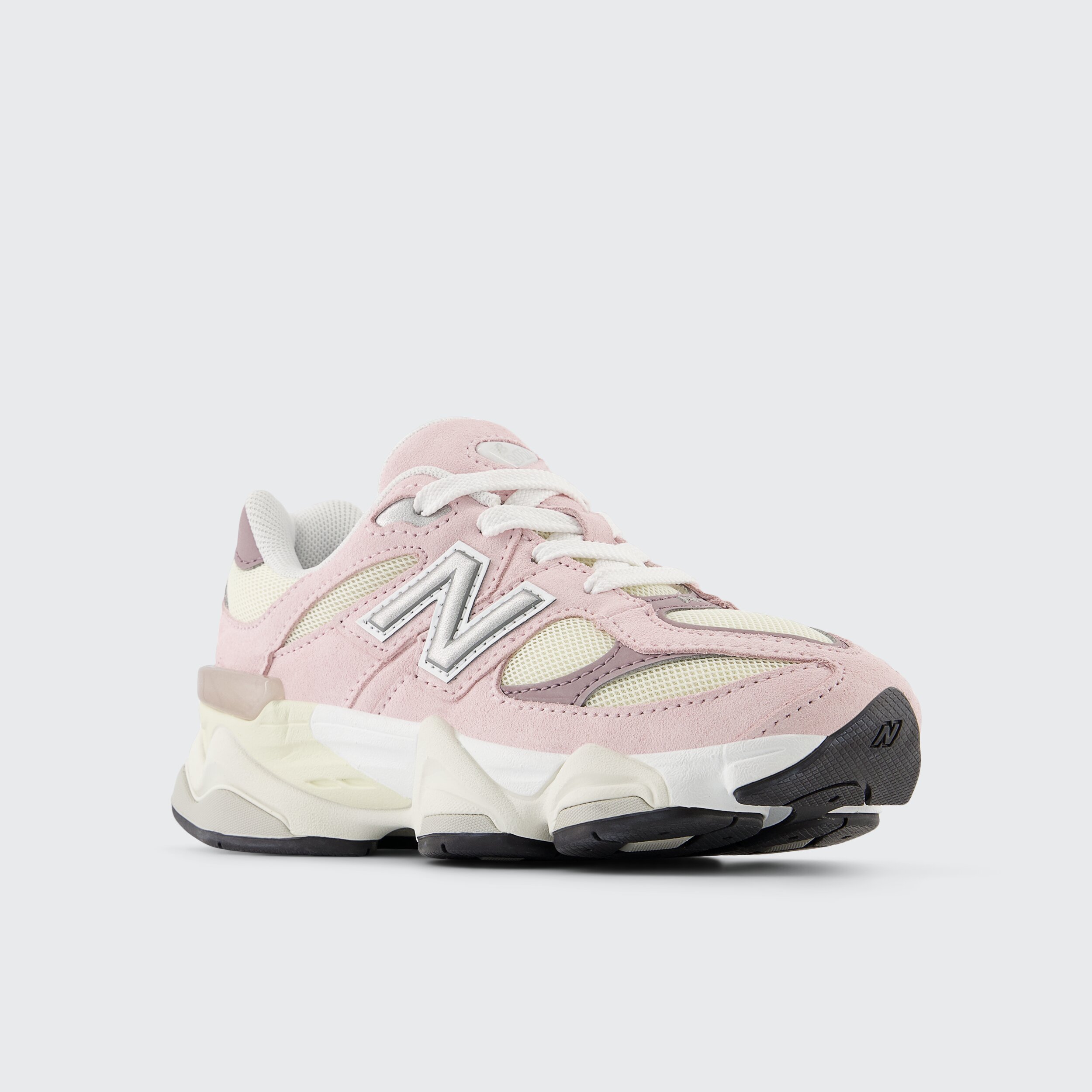 Sapatilhas Casual de Criança 9060 Lace Rosa-4