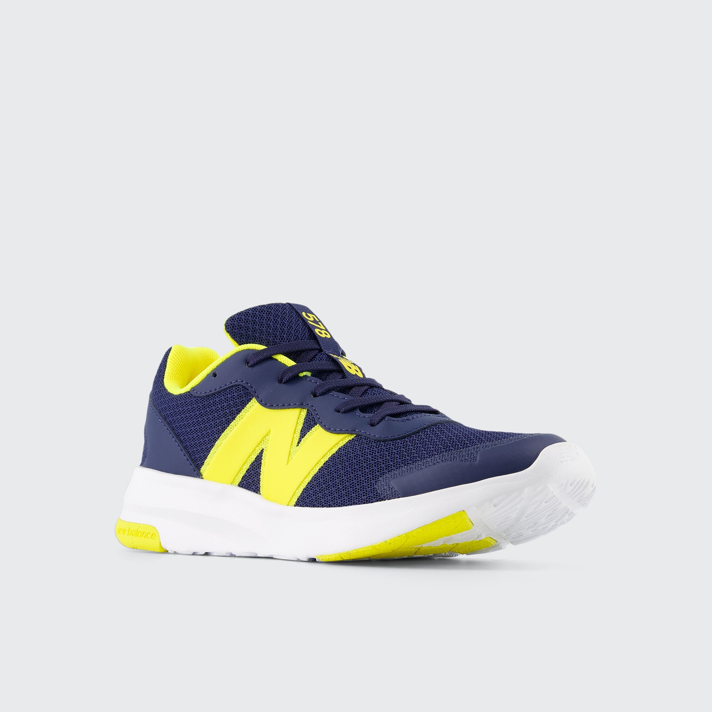 Sapatilhas de Running de Meninos FreshFoam 578 Lace New Balance Azul-marinho / Amarelo-4