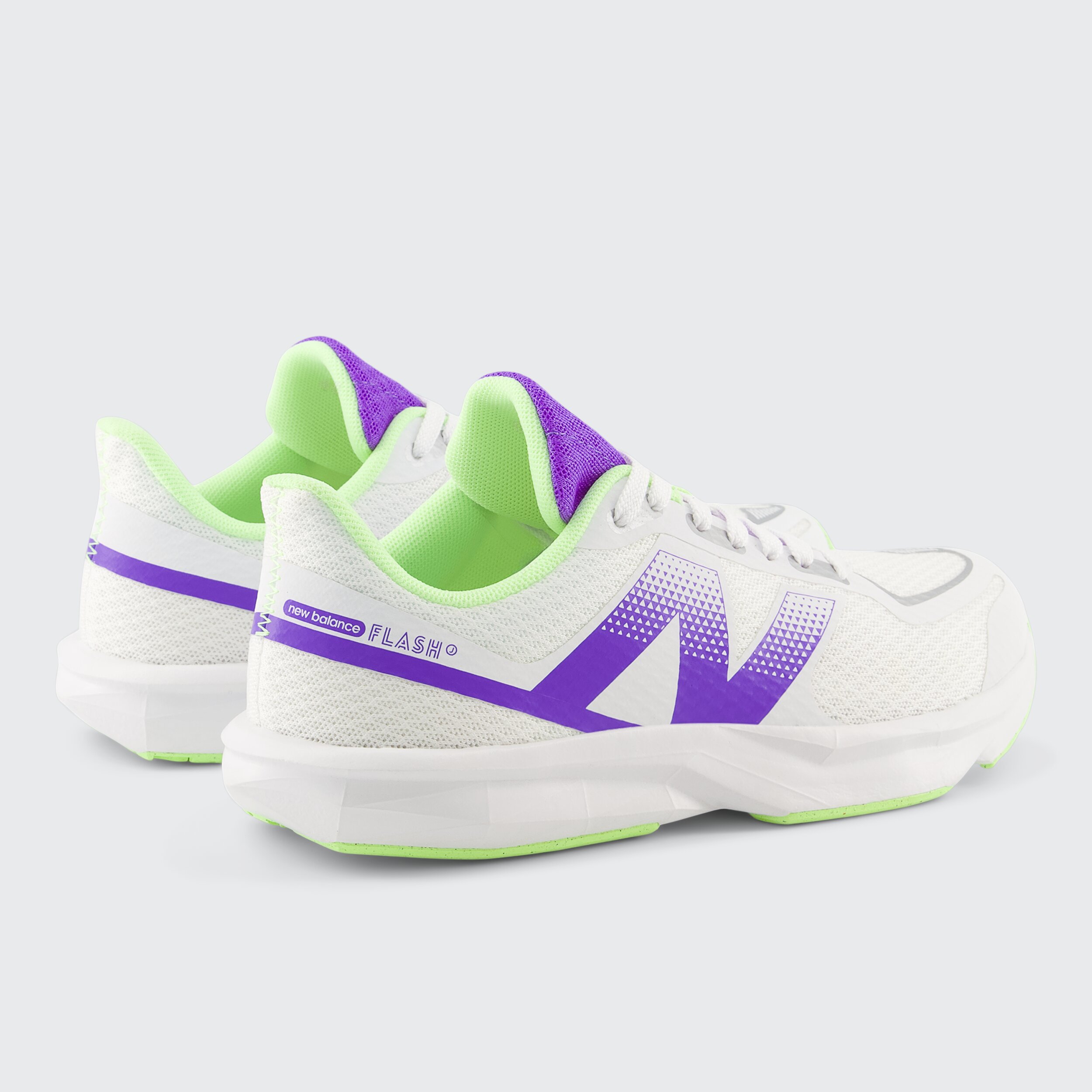 Sapatilhas de Running de Meninos FuelCell Flash Lace New Balance Branco/Roxo-6