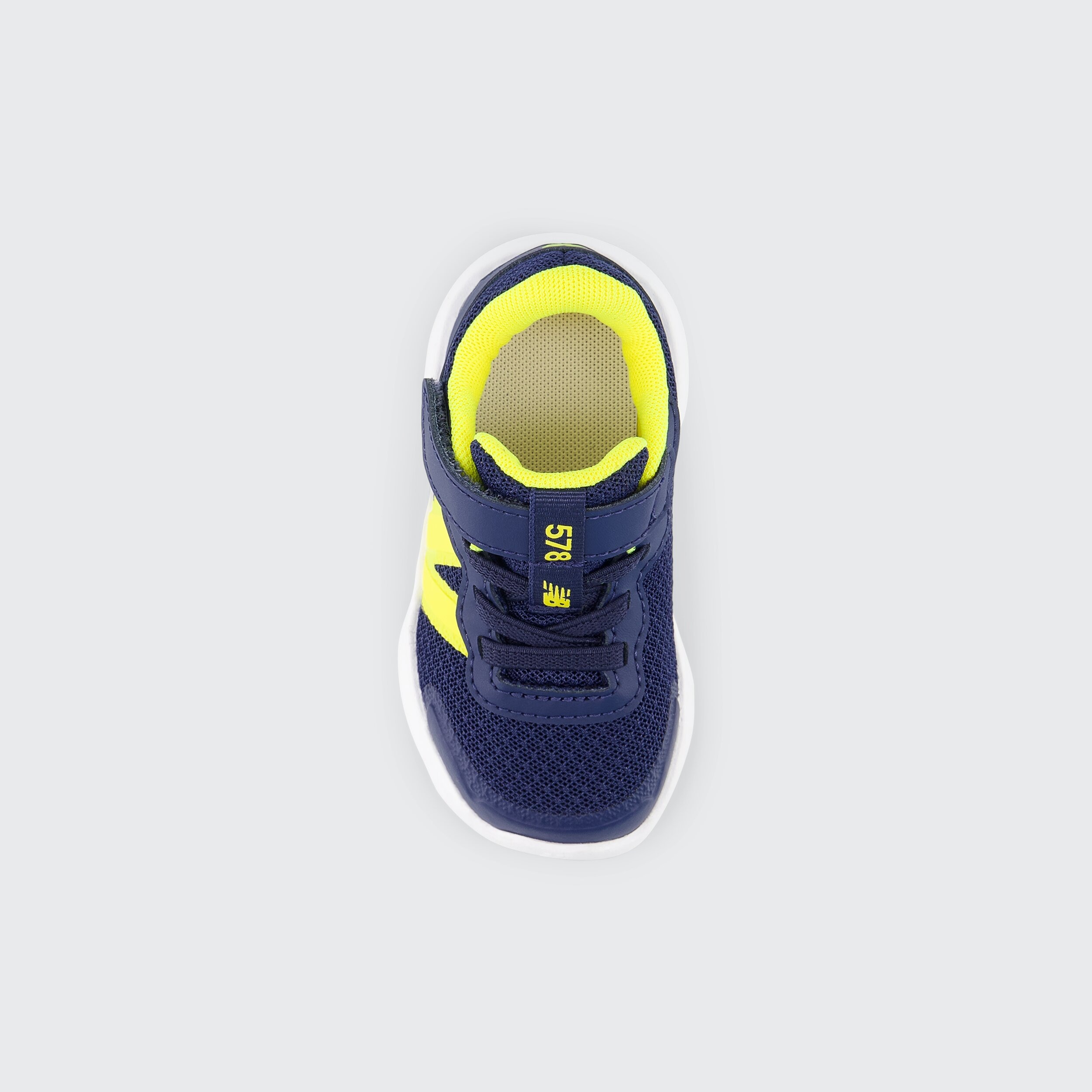 Sapatilhas de Running de Bebés FreshFoam 578 Bungee Lace with Top Strap New Balance Azul-marinho / Amarelo-3