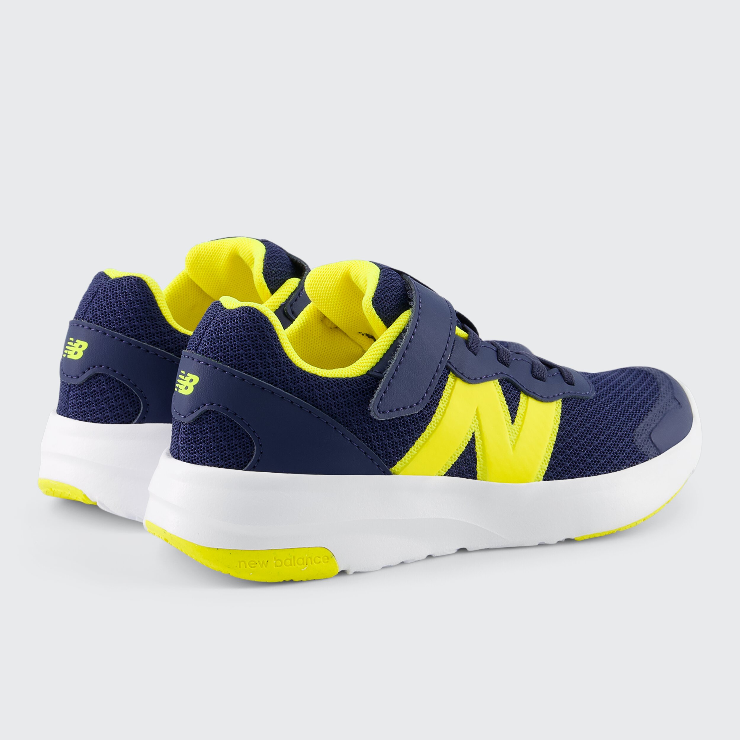 Sapatilhas de Running de Meninos FreshFoam 578 Bungee Lace with Top Strap New Balance Azul-marinho / Amarelo-6