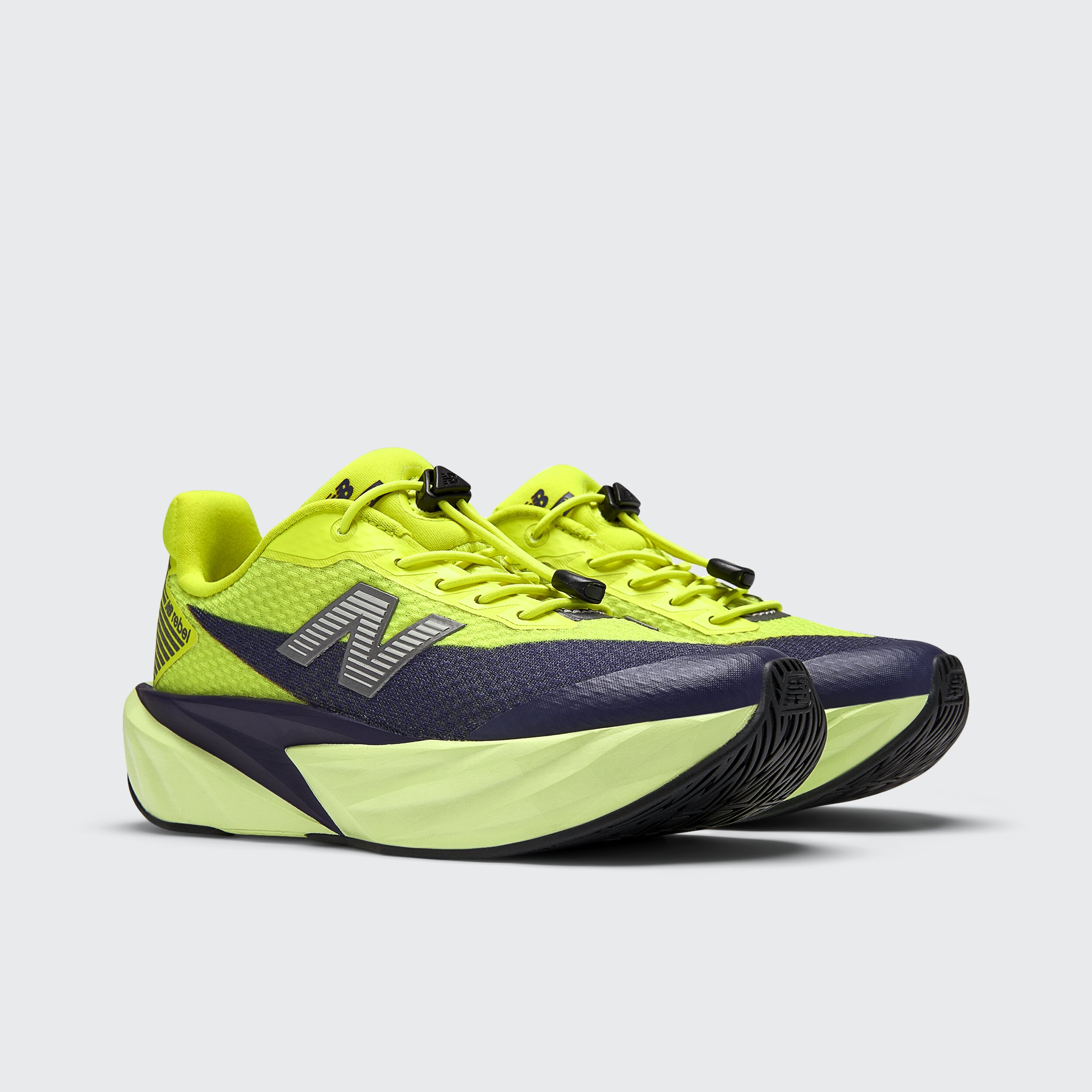 Sapatilhas de Running de Meninos FuelCell Rebel Bungee Lace with Toggle New Balance Amarelo / Preto-4