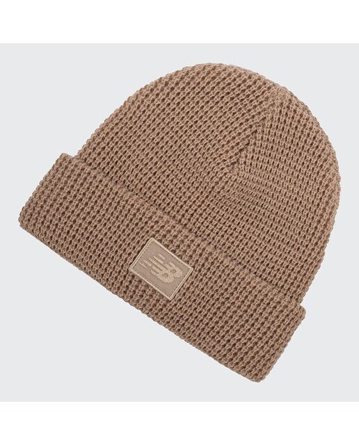 Gorro de Malha Unissexo Waffle Knit Cuffed Knit Verde-1