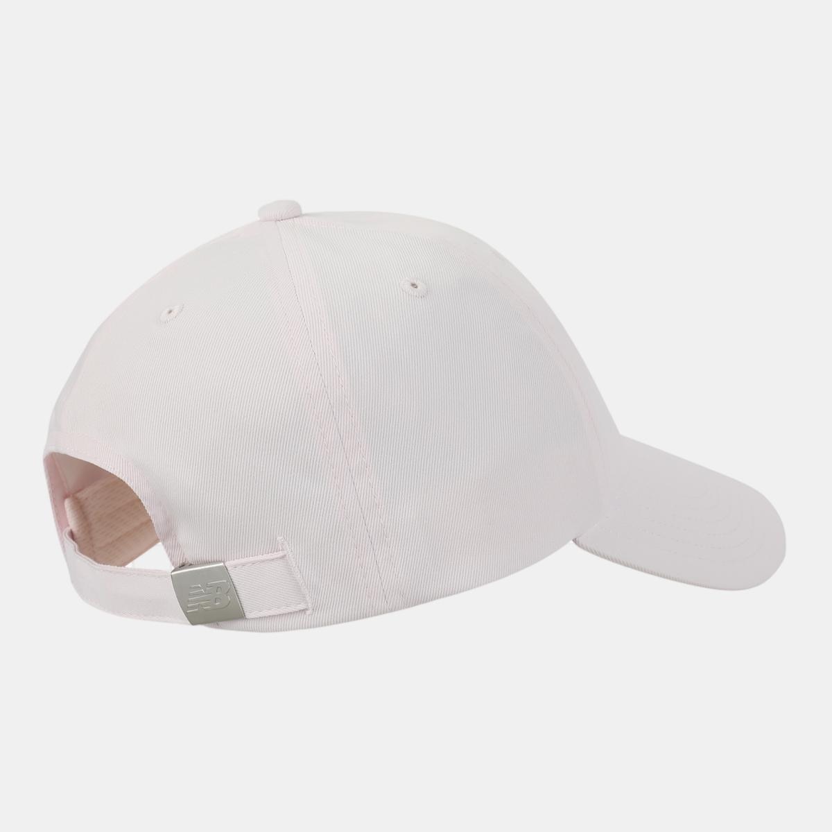 Chapéu casual unisex 6 Panel Linear Logo New Balance Branco-3