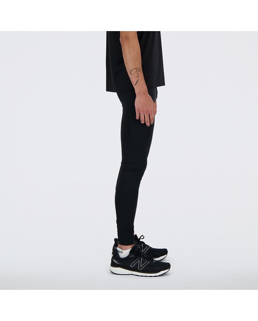 Leggings de Homem NB Athletics Sleek Run Tight Preto-3