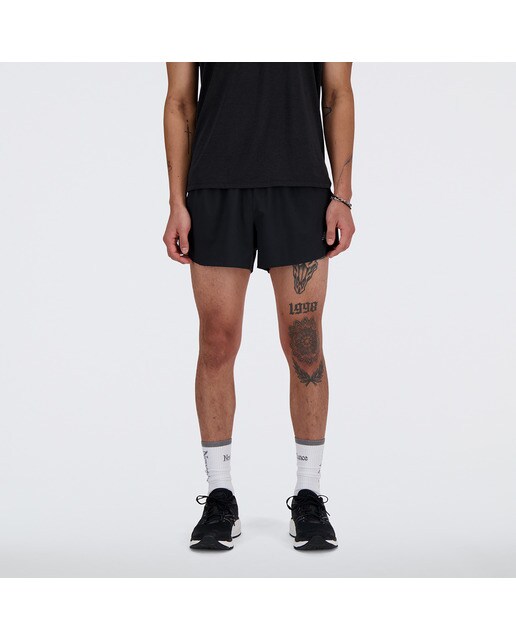 Calções de Homem 3" RC Seamless Split Preto-1