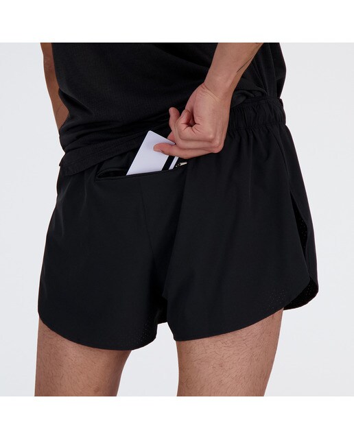 Calções de Homem 3" RC Seamless Split Preto-4