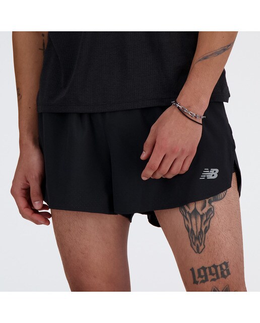 Calções de Homem 3" RC Seamless Split Preto-6