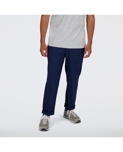 Calças de Homem Icon Twill Tapered Azul-marinho-4