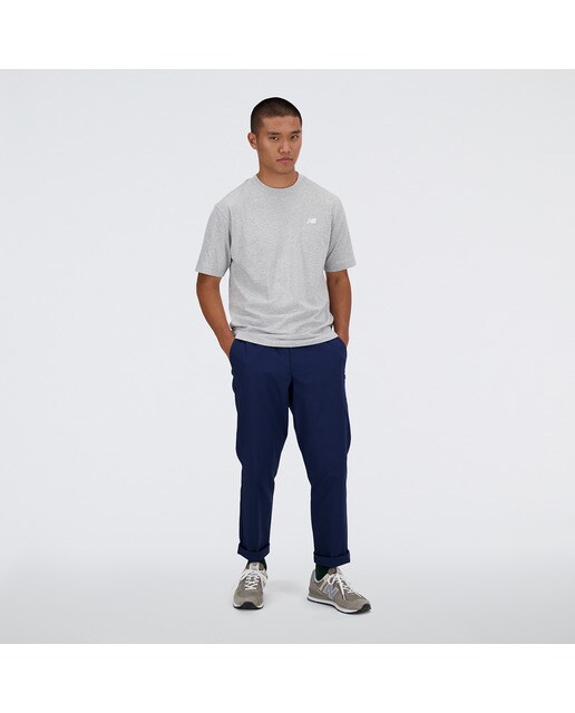 Calças de Homem Icon Twill Tapered Azul-marinho-6