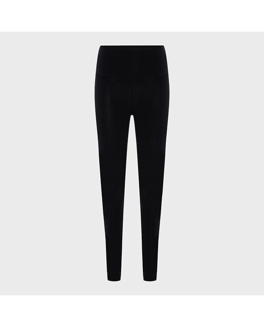 Leggings de Mulher Cotton High Rise 27" Preto-1