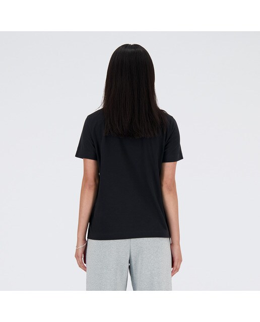 T-shirt de Mulher Sport Essentials Jersey Preto-2