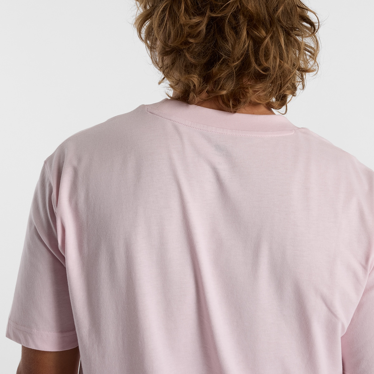 T-shirt de Homem MT41509RSG Rosa-claro-4