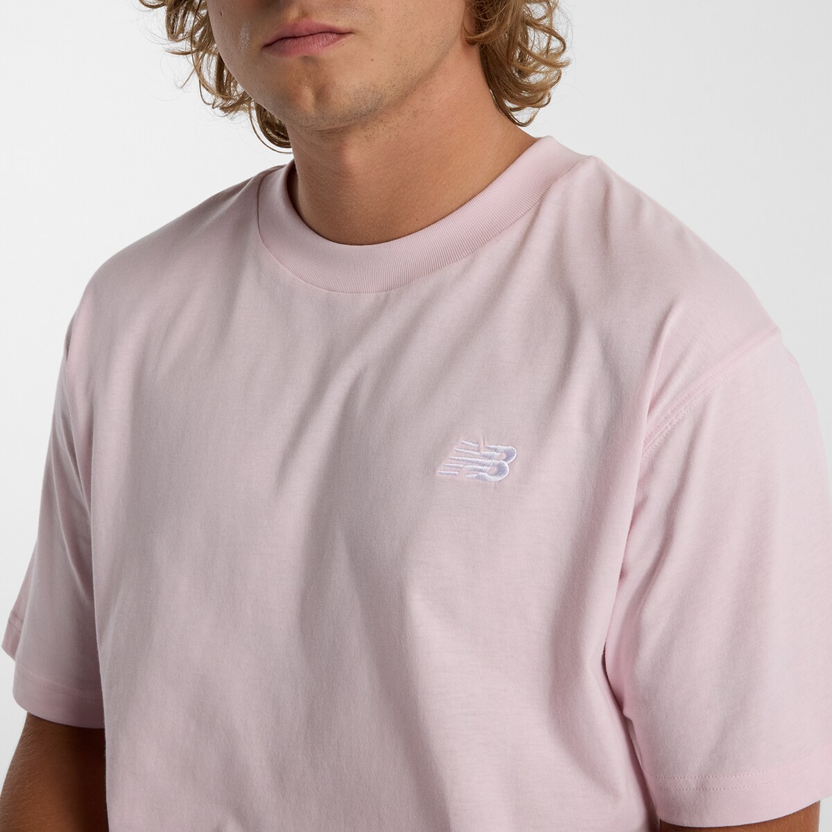T-shirt de Homem MT41509RSG Rosa-claro-5