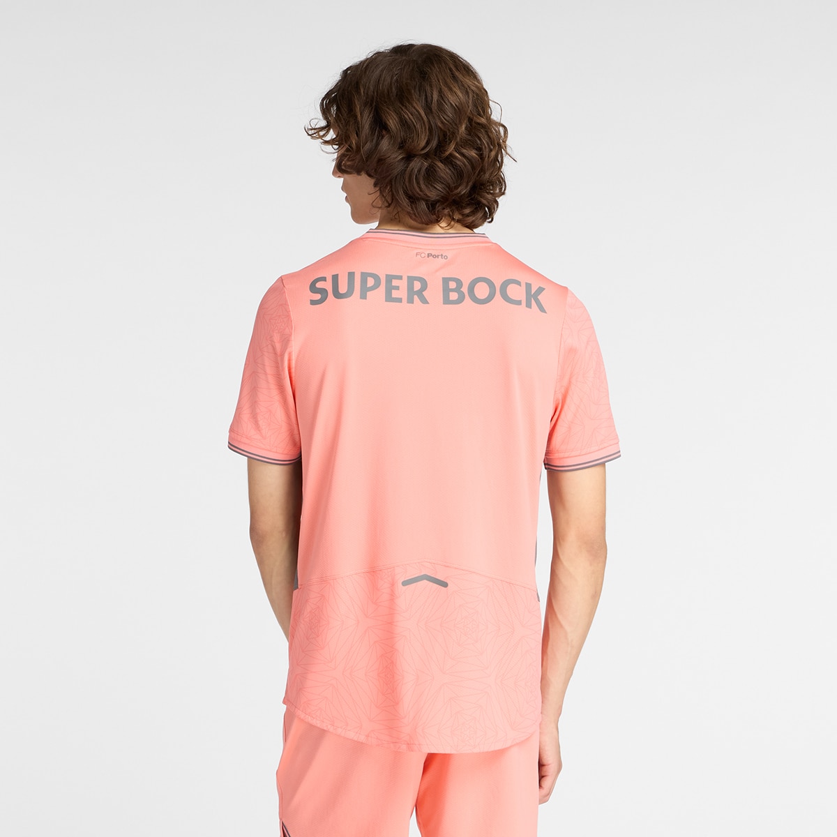 T-shirt de Homem 2.º Equipamento FC Porto 2025/2026 Réplica Rosa-2