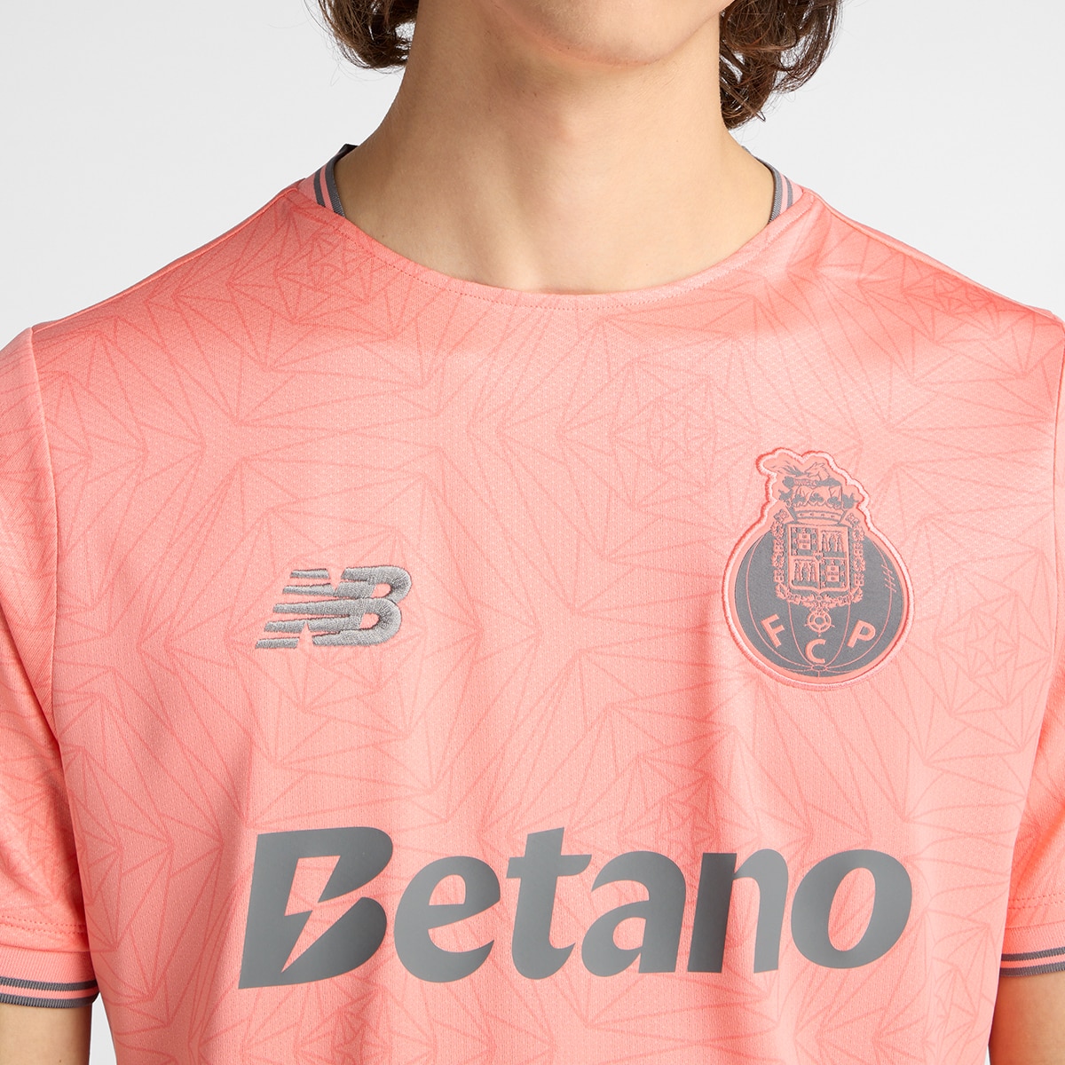 T-shirt de Homem 2.º Equipamento FC Porto 2025/2026 Réplica Rosa-6
