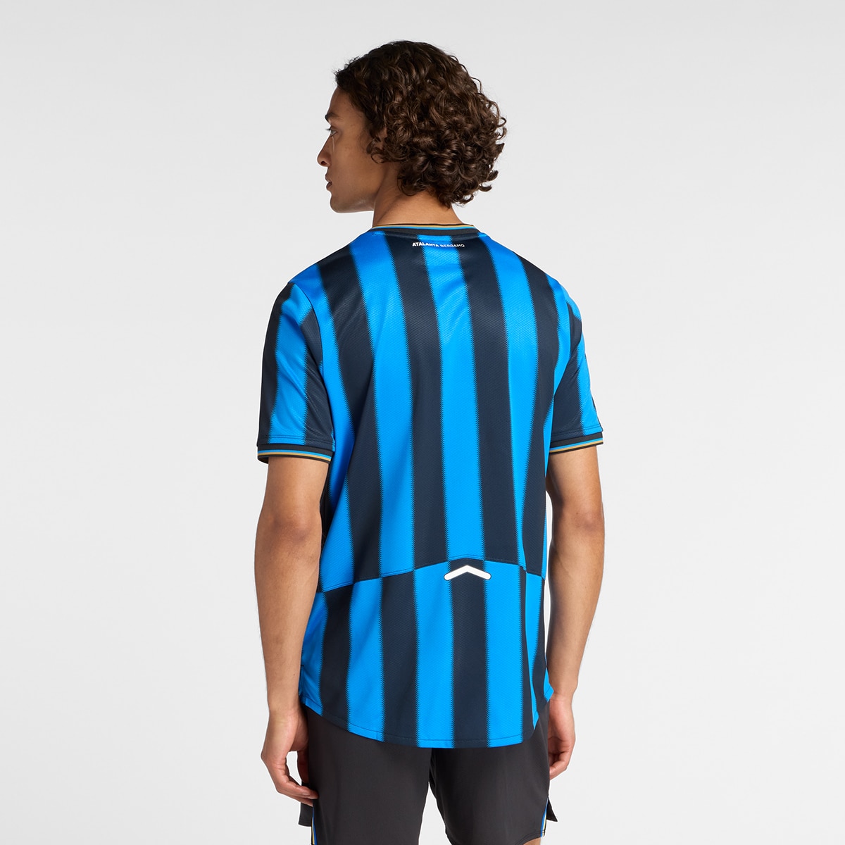 T-shirt de Homem 1.º Equipamento Atalanta BC 2025/2026 Réplica Azul / Preto-2