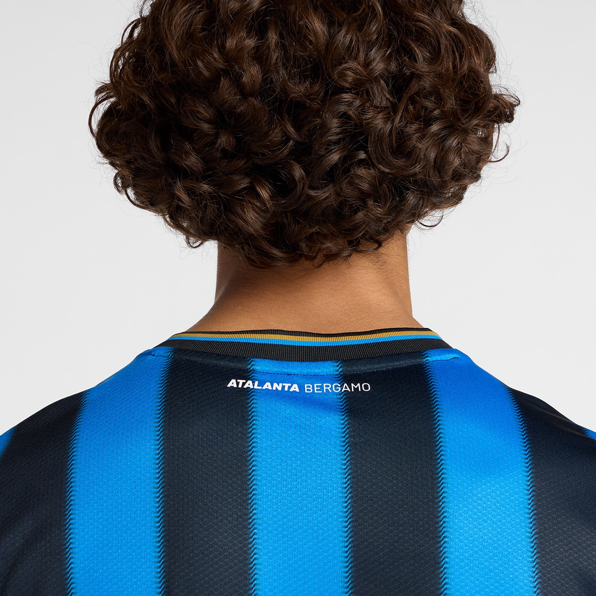 T-shirt de Homem 1.º Equipamento Atalanta BC 2025/2026 Réplica Azul / Preto-5