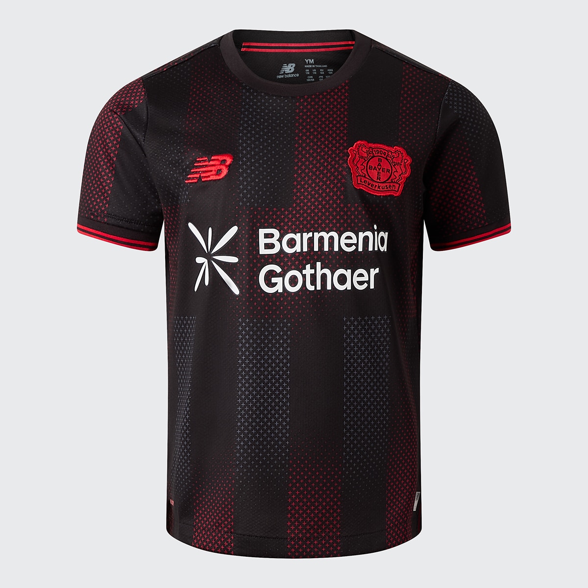 Imagem 0 de T-shirt de Menino 1.º Equipamento Bayer 04 2025/2026 Réplica