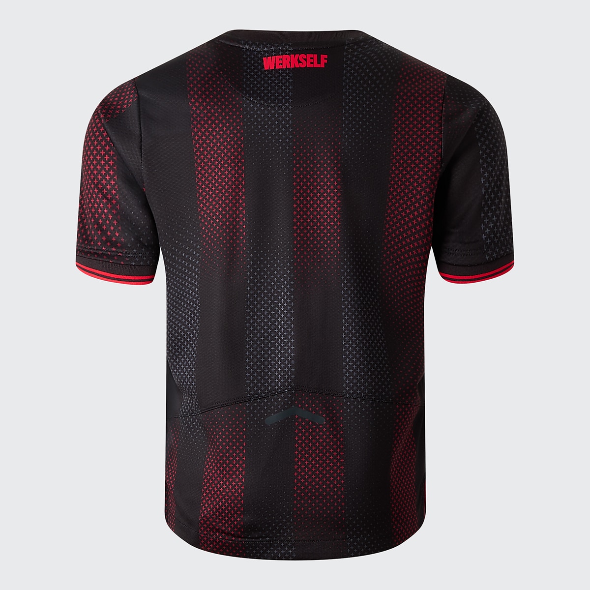 T-shirt de Menino 1.º Equipamento Bayer 04 2025/2026 Réplica Vermelho-2