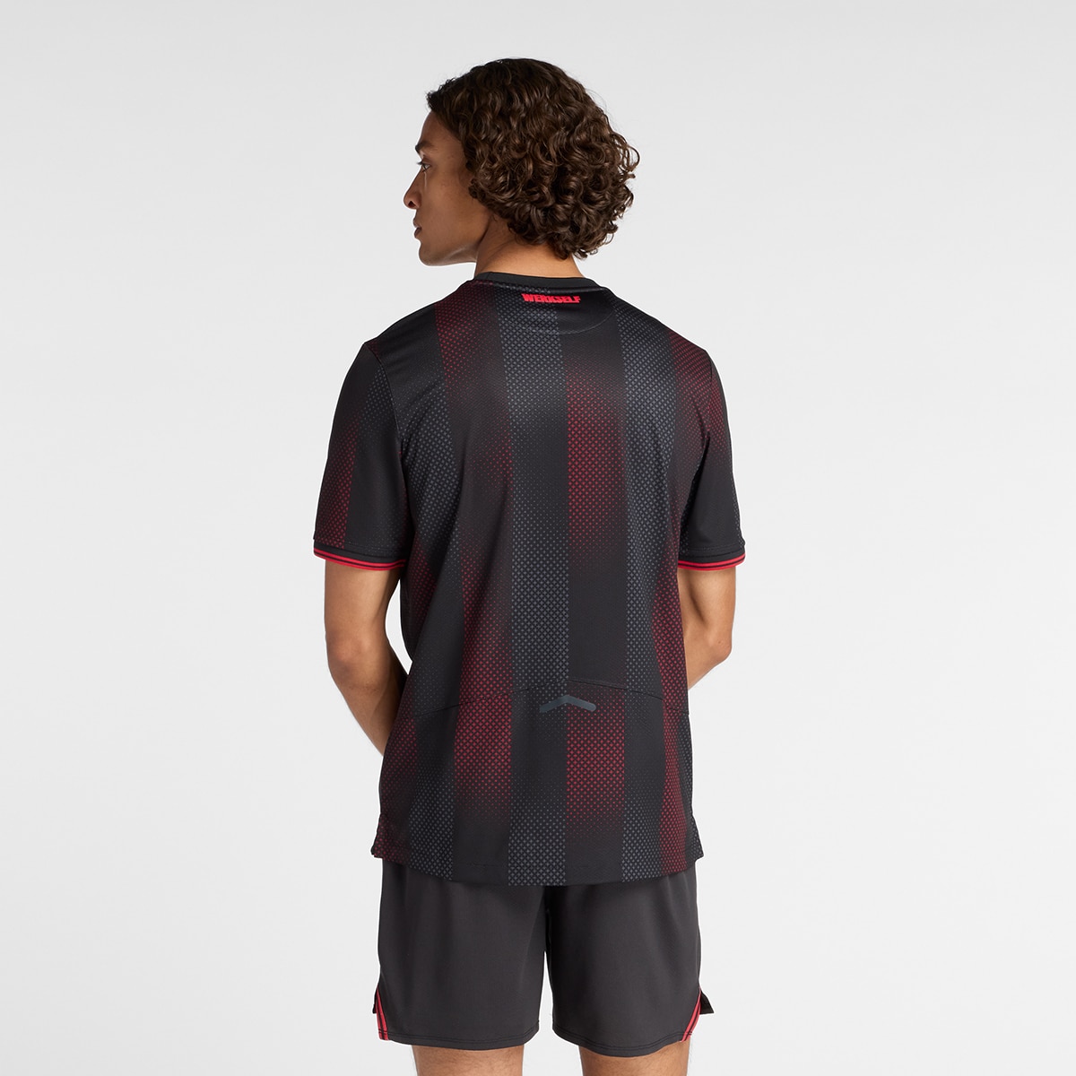 T-shirt de Homem 1.º Equipamento Bayer 04 2025/2026 Réplica Vermelho-2