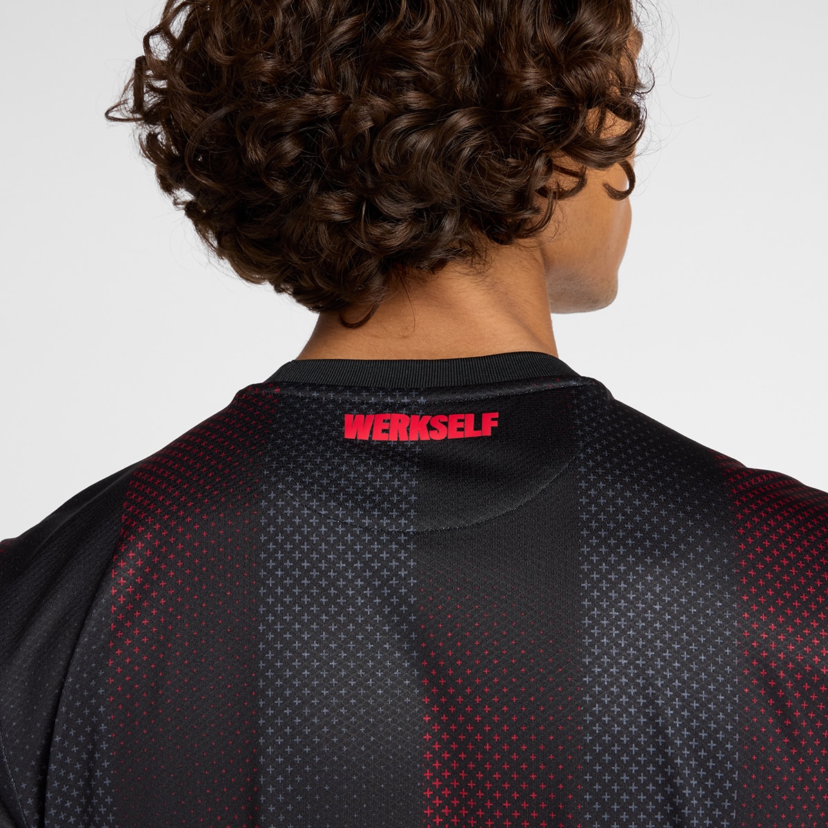 T-shirt de Homem 1.º Equipamento Bayer 04 2025/2026 Réplica Vermelho-6