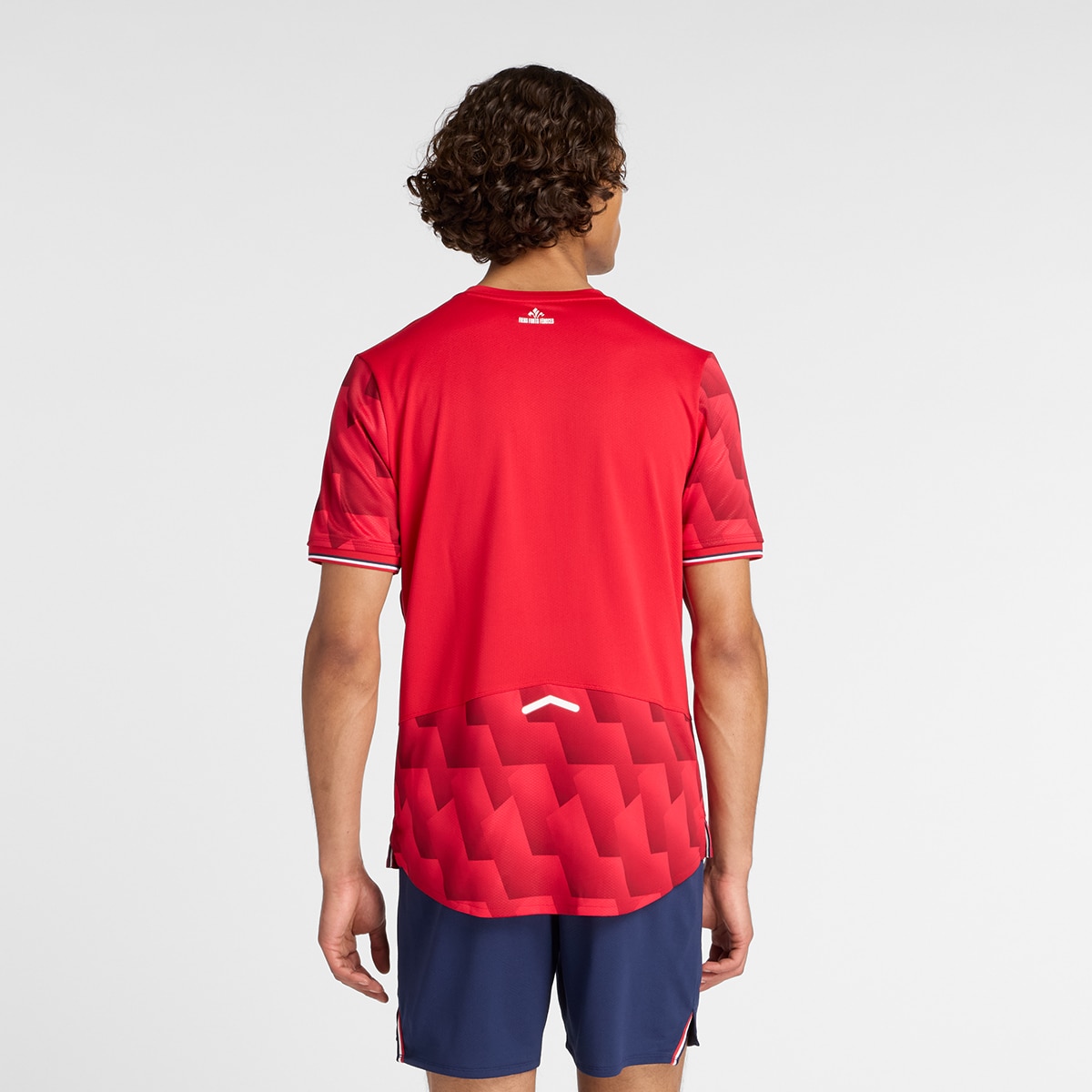 T-shirt de Homem 1.º Equipamento LOSC 2025/2026 Réplica Vermelho-2